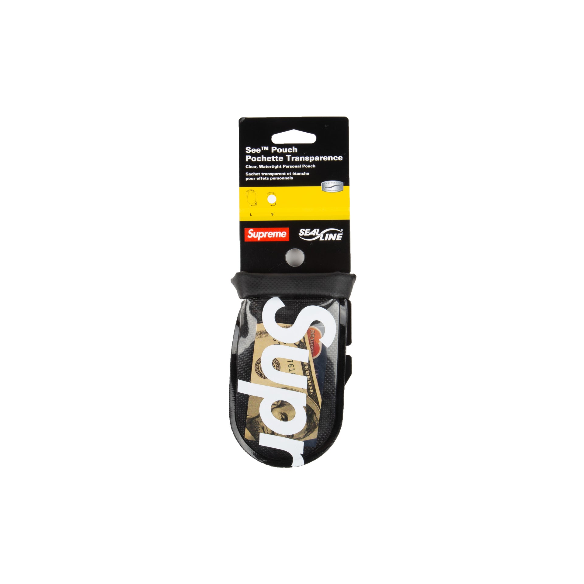 Supreme Black Sealine Pouch (Small)