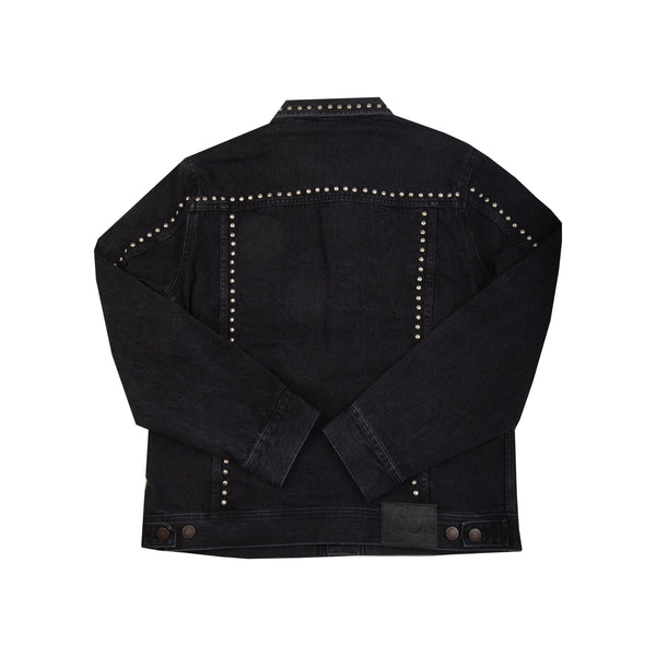 Supreme Black Studded Denim Jacket