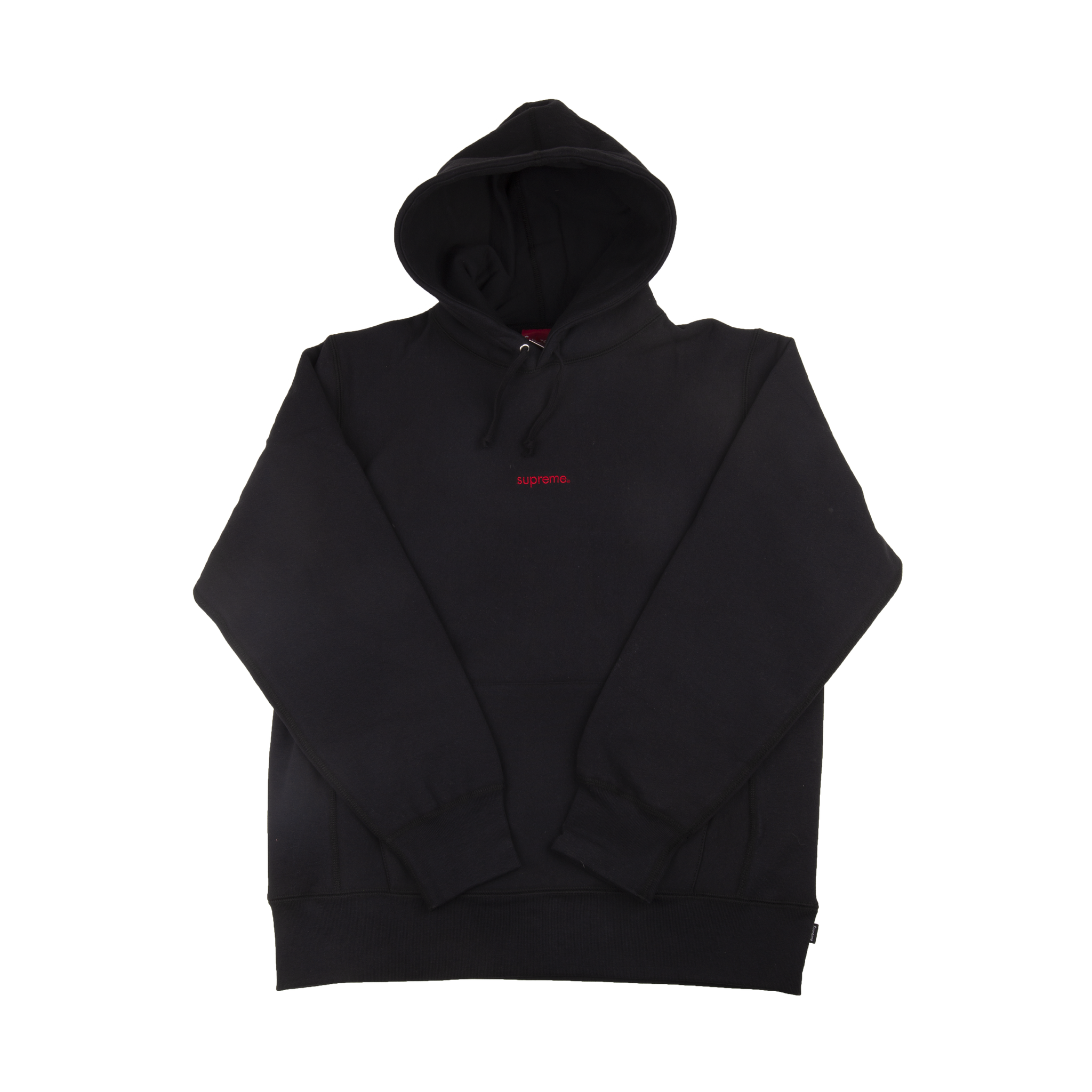 Supreme Black Trademark Hoodie