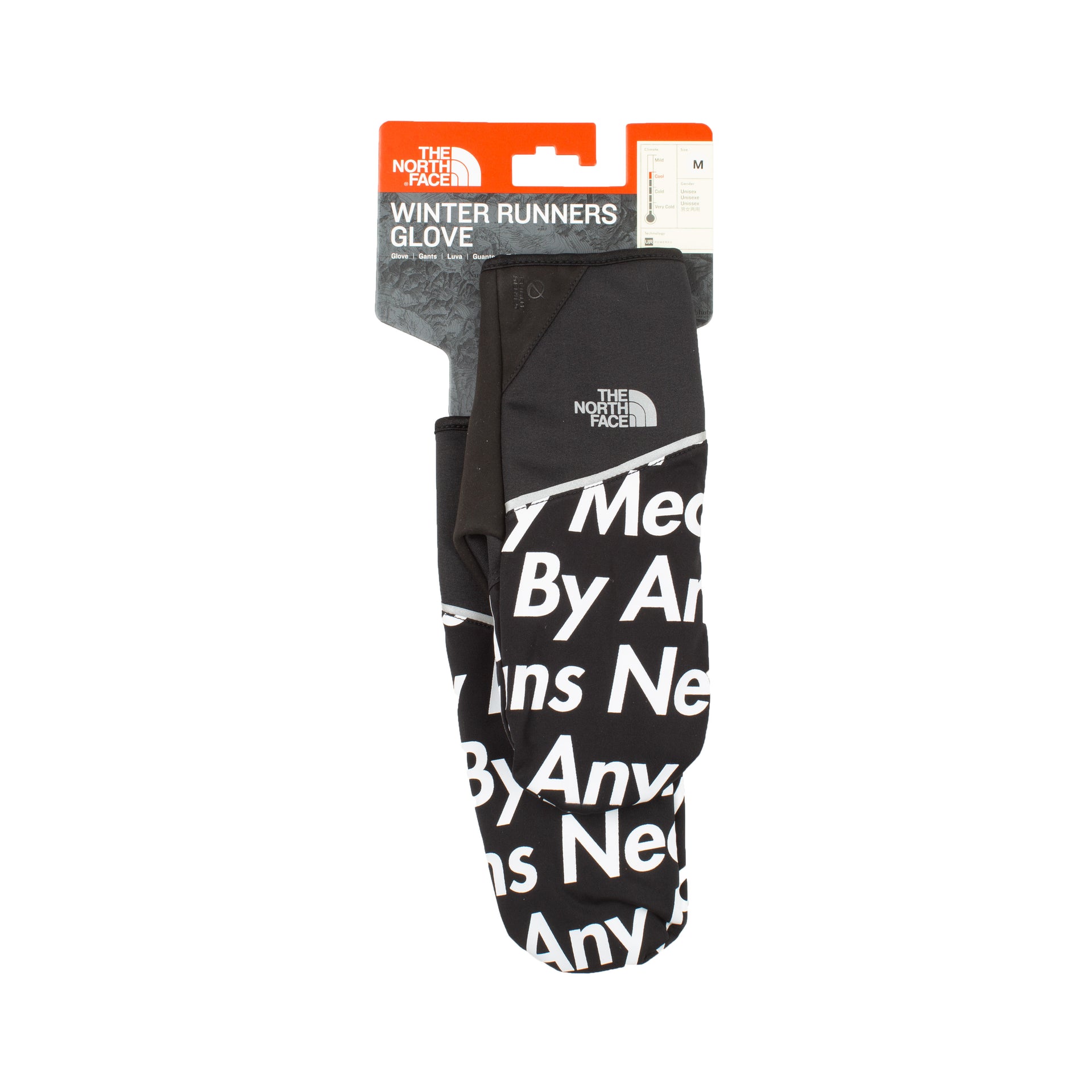 Supreme Black TNF By Any Means Gloves