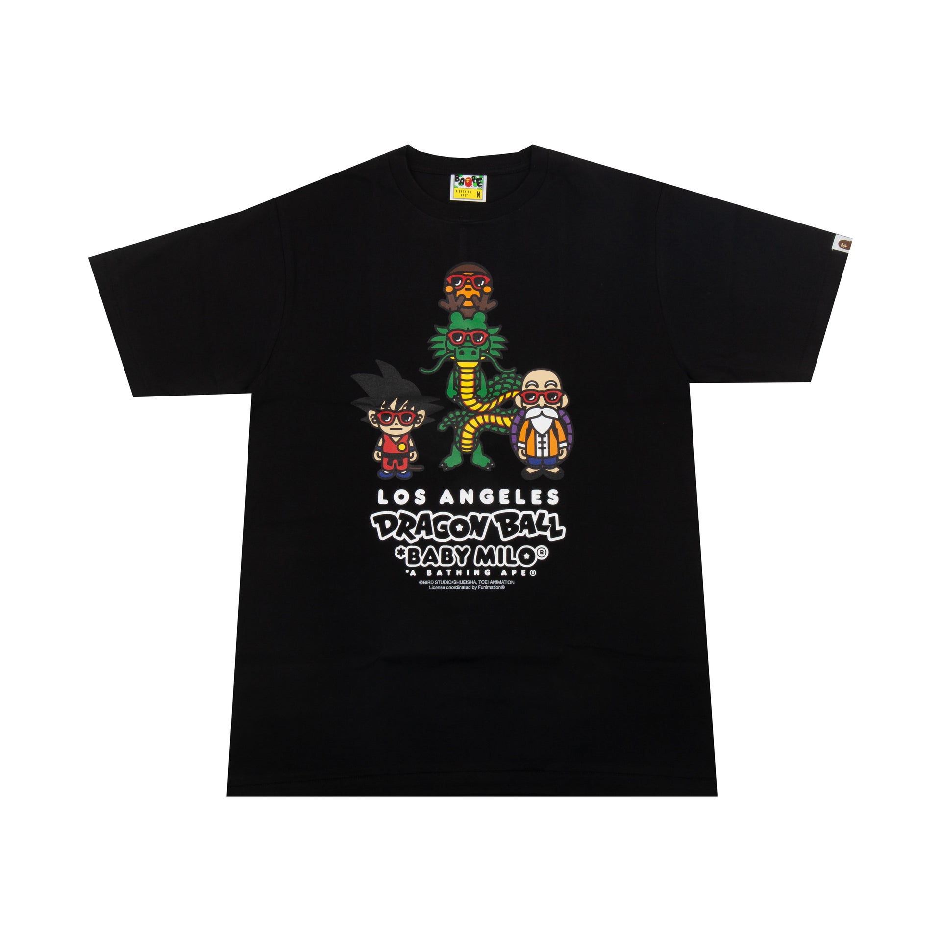Bape Black Dragon Ball Baby Milo Tee