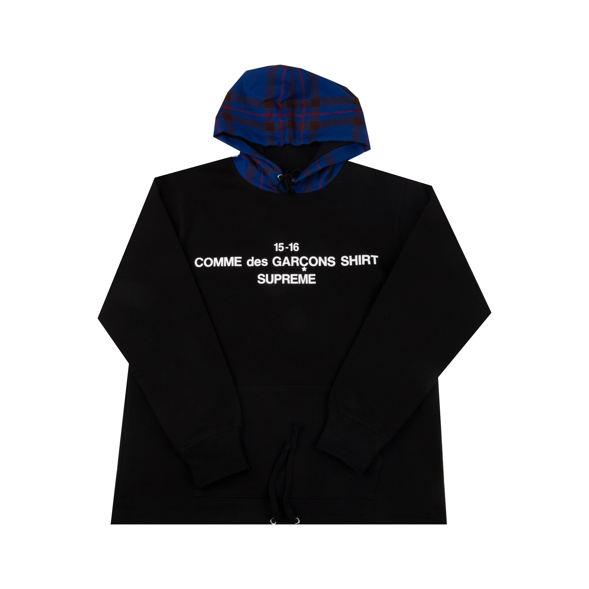 Supreme Black CDG Hoodie