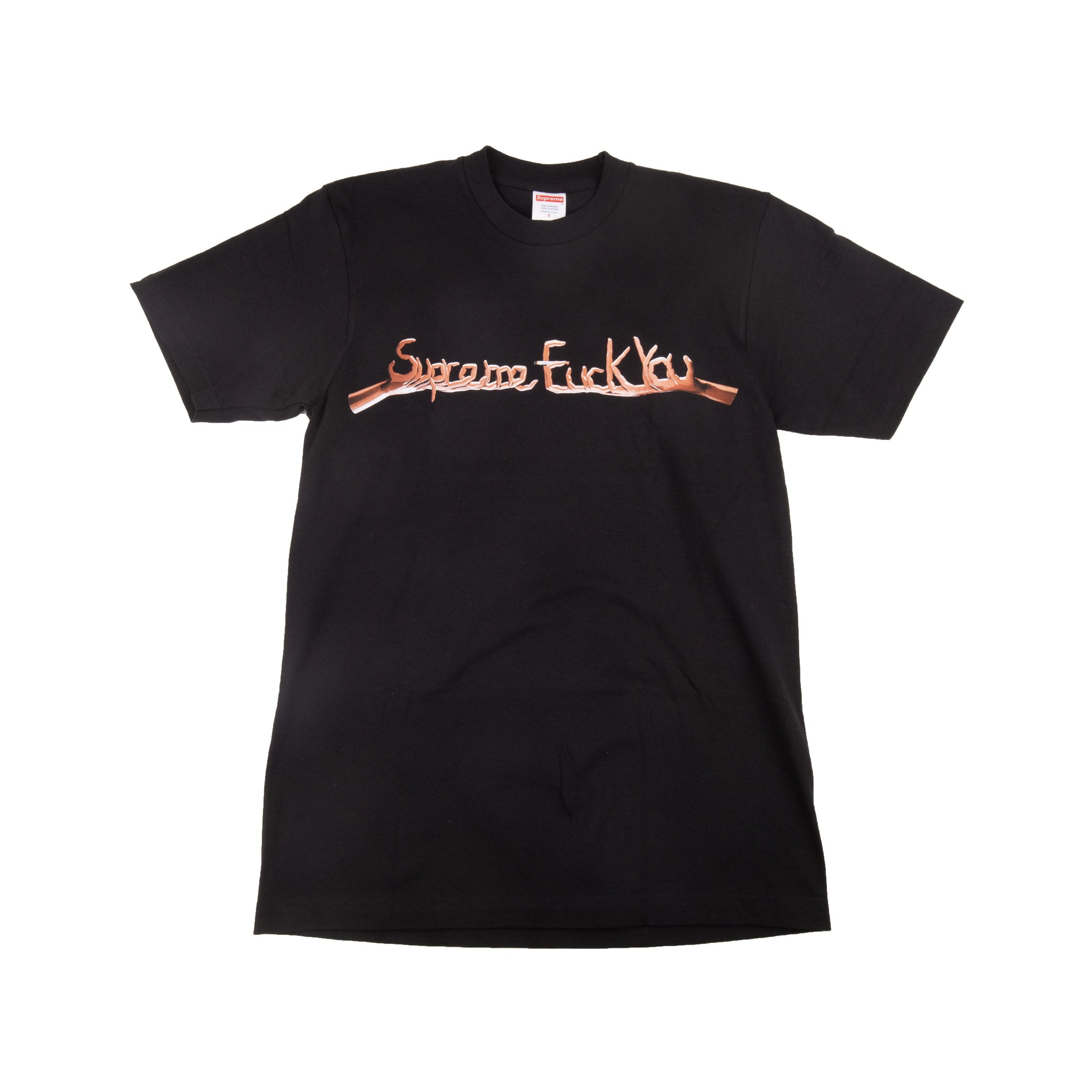 Supreme Black Fuck You Tee