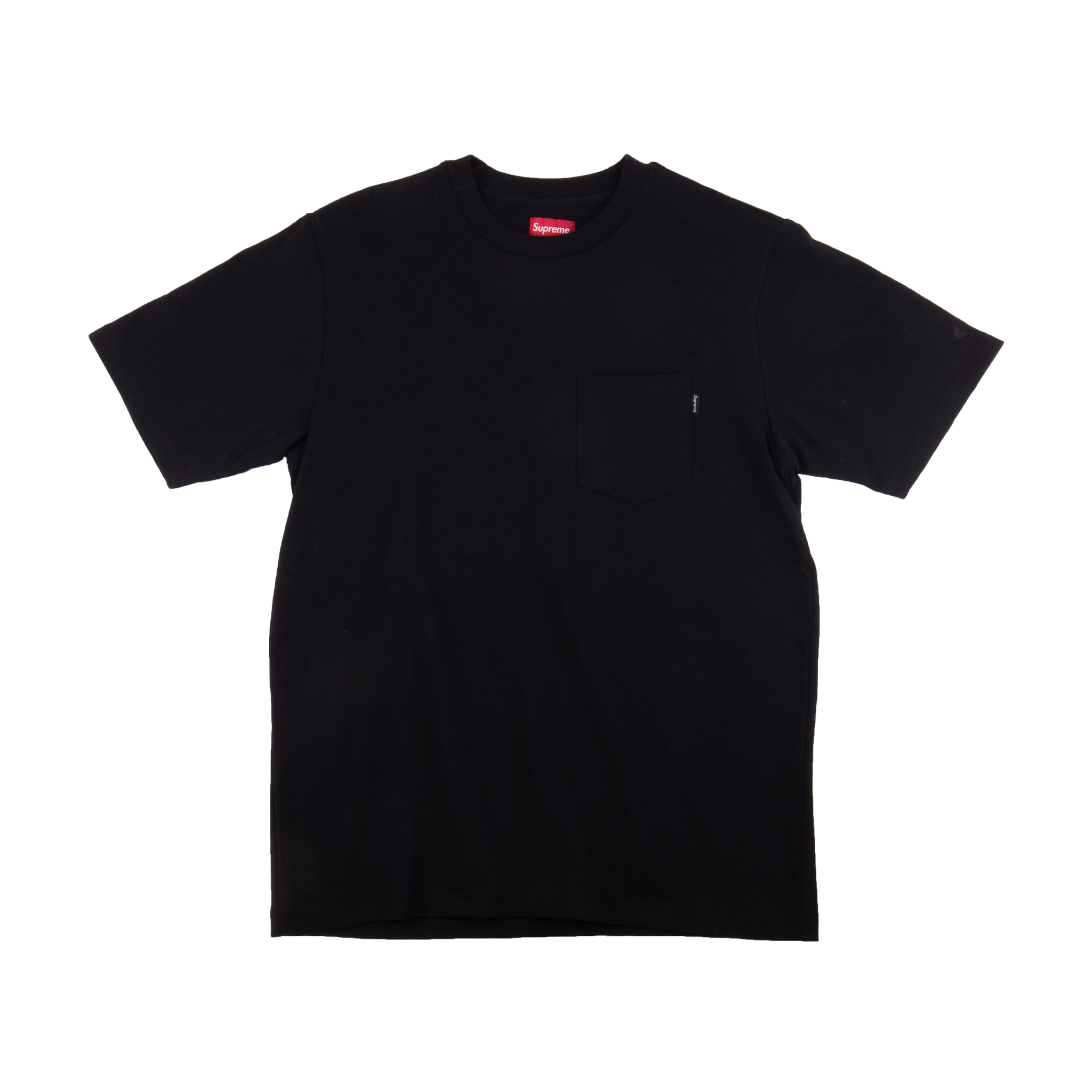 Supreme Black S/S Pocket Tee