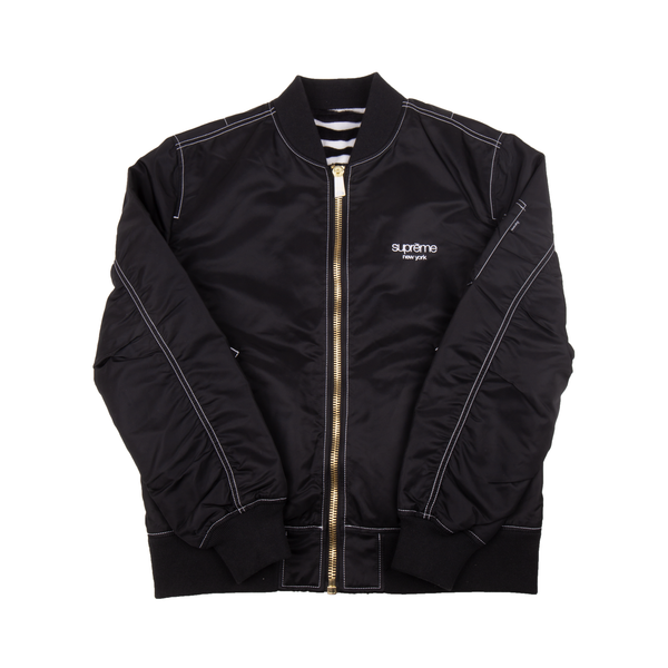 Supreme Black Contrast Reversible Jacket