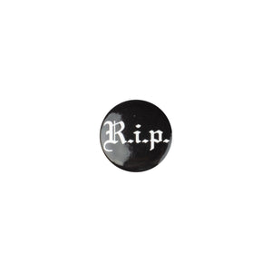 Supreme Black RIP Pin