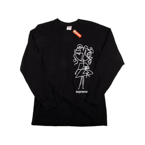 Supreme Black Sketch L/S