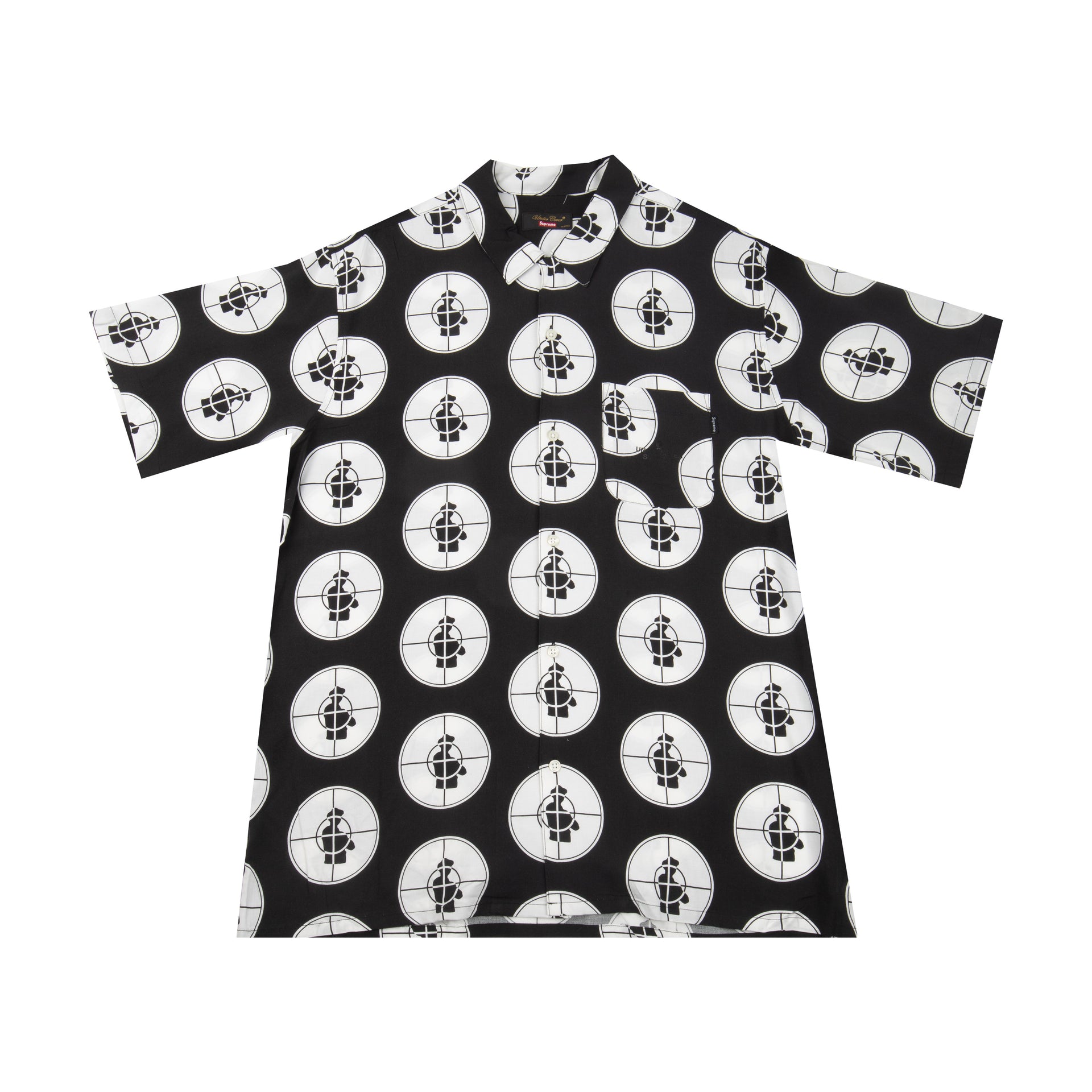 Supreme Black Undercover Public Enemy Rayon Shirt