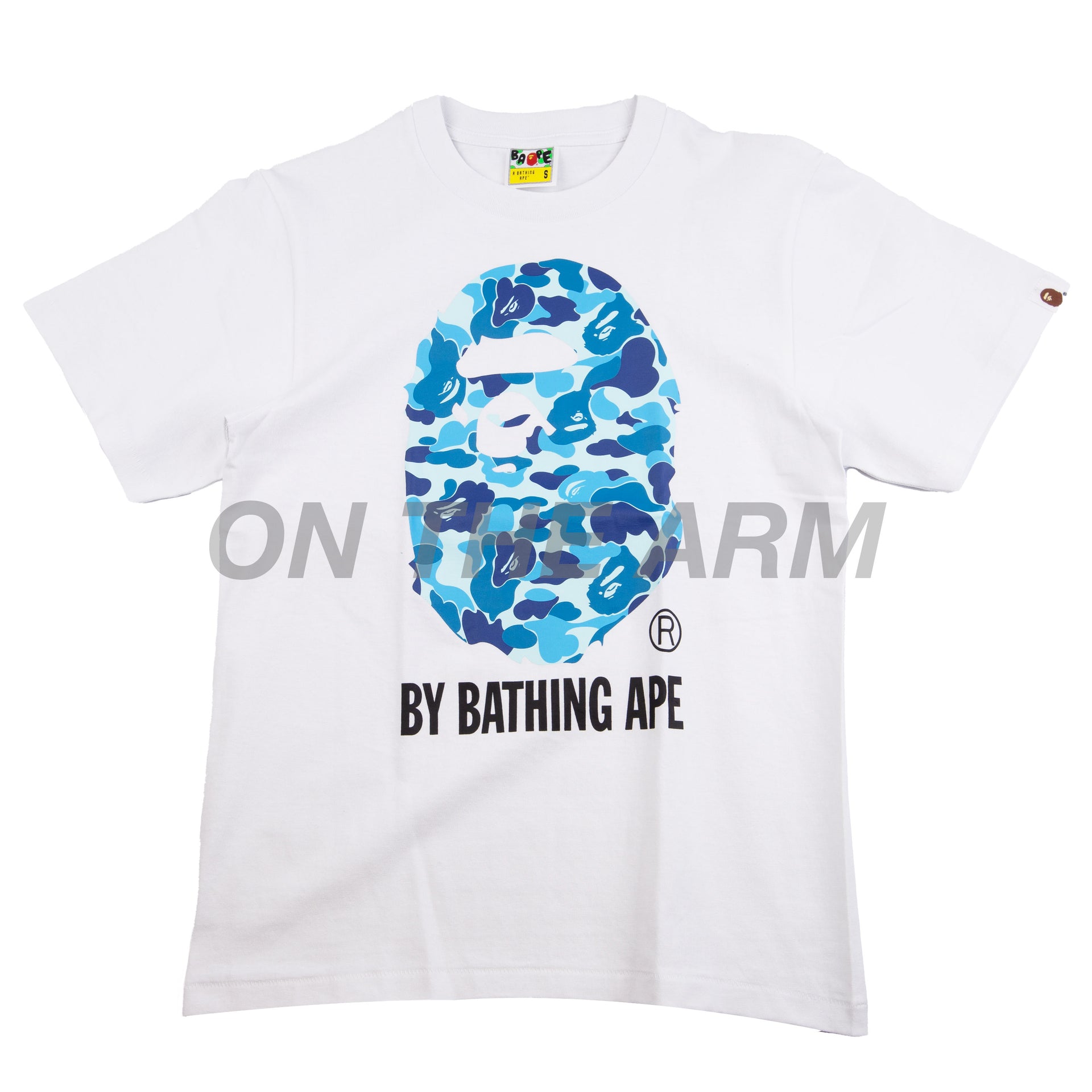 Bape White/Blue ABC Camo By Bathing Ape Tee