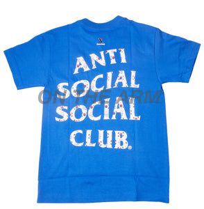 Anti Social Social Club Blue Case Study Flag Tee