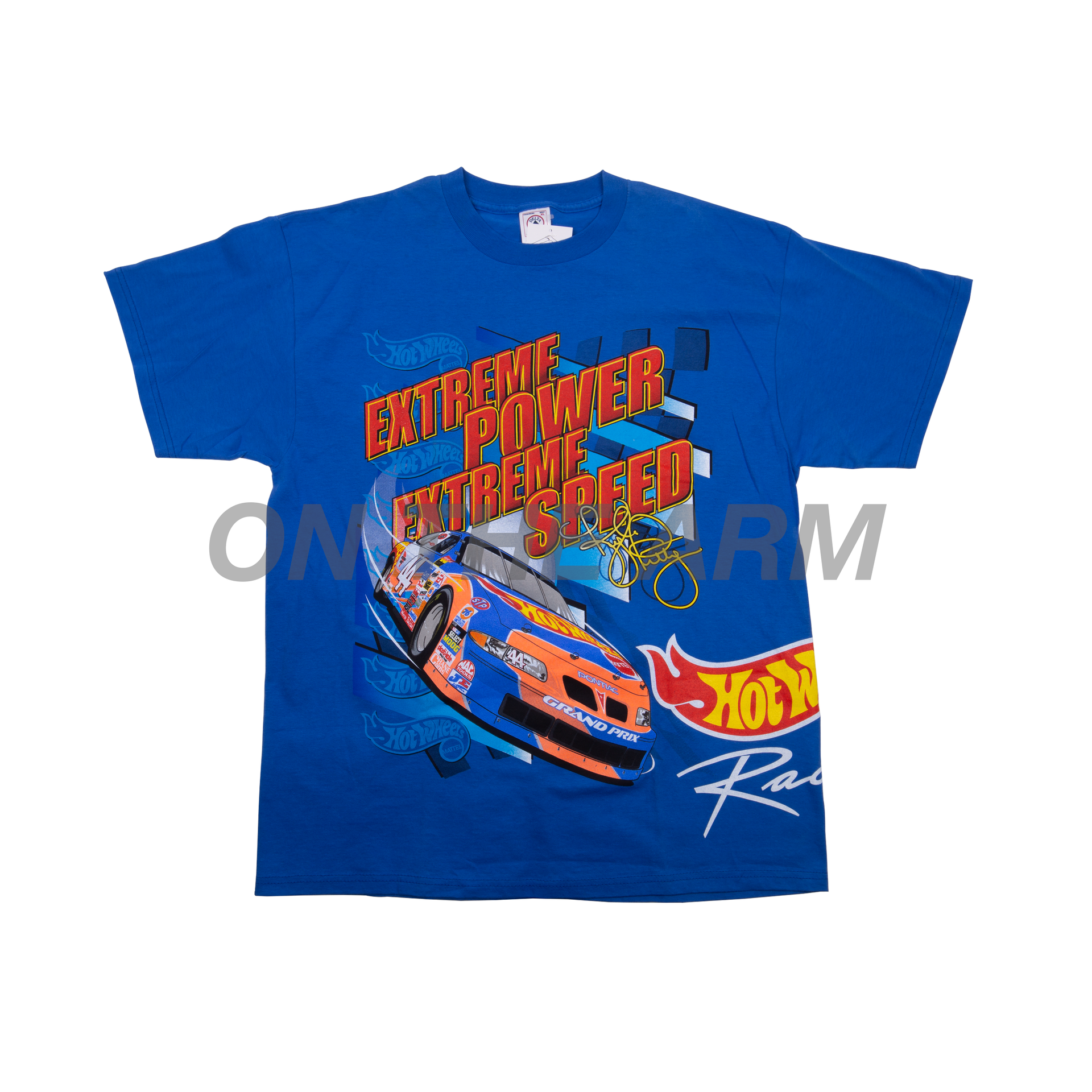 Vintage Blue NASCAR Hot Wheels Tee