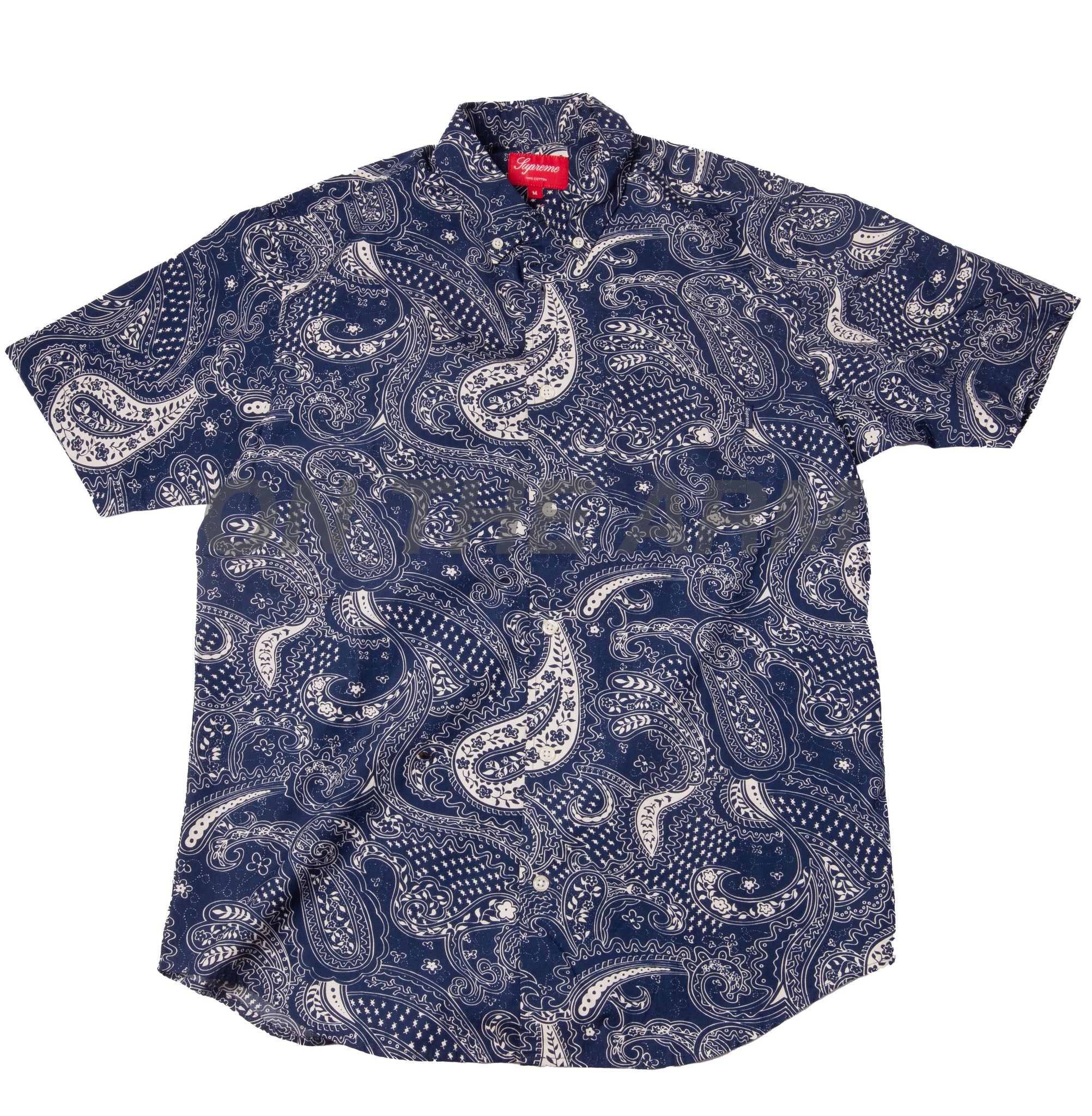 Supreme Navy SS13 Paisley Top – On The Arm