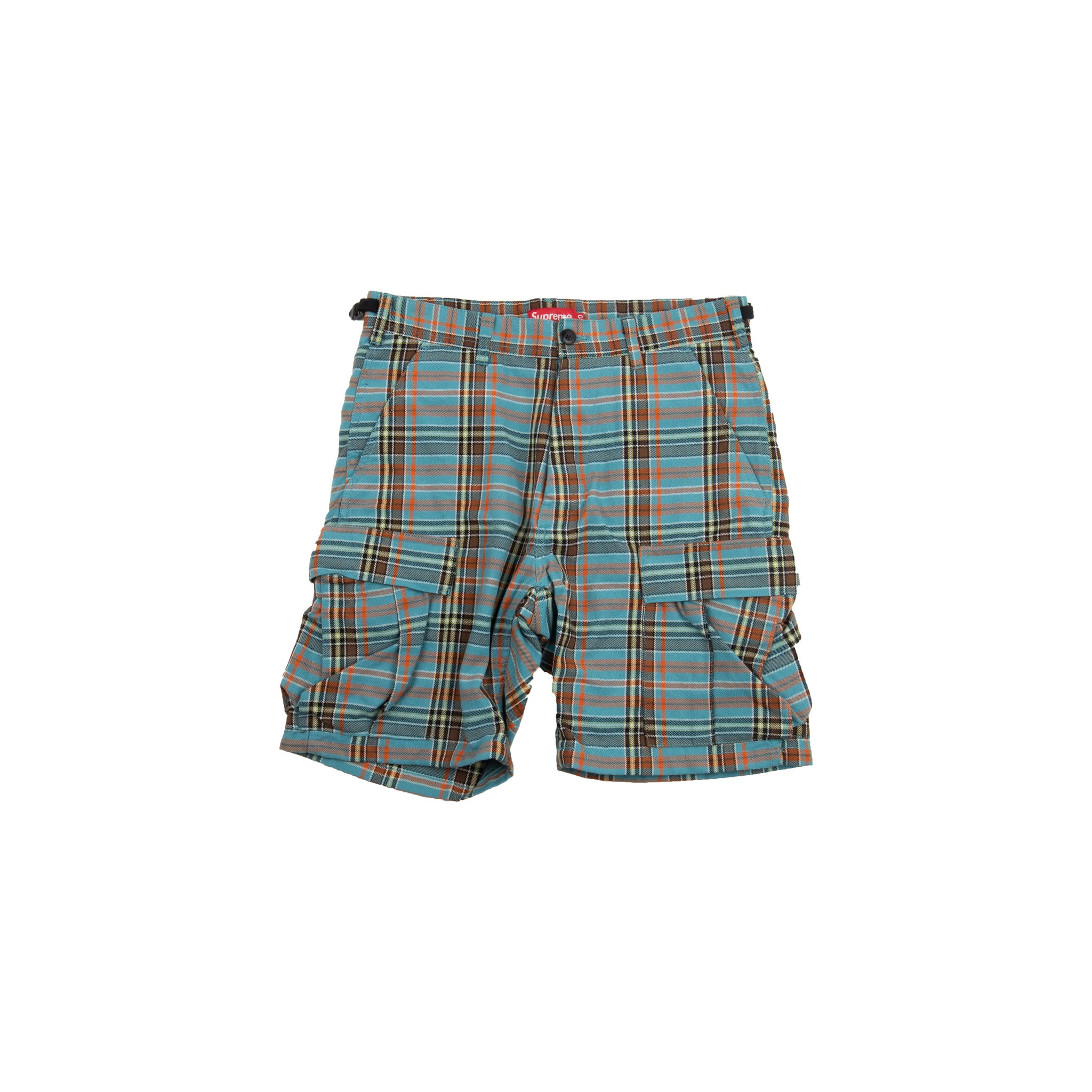 Supreme Blue Plaid Shorts