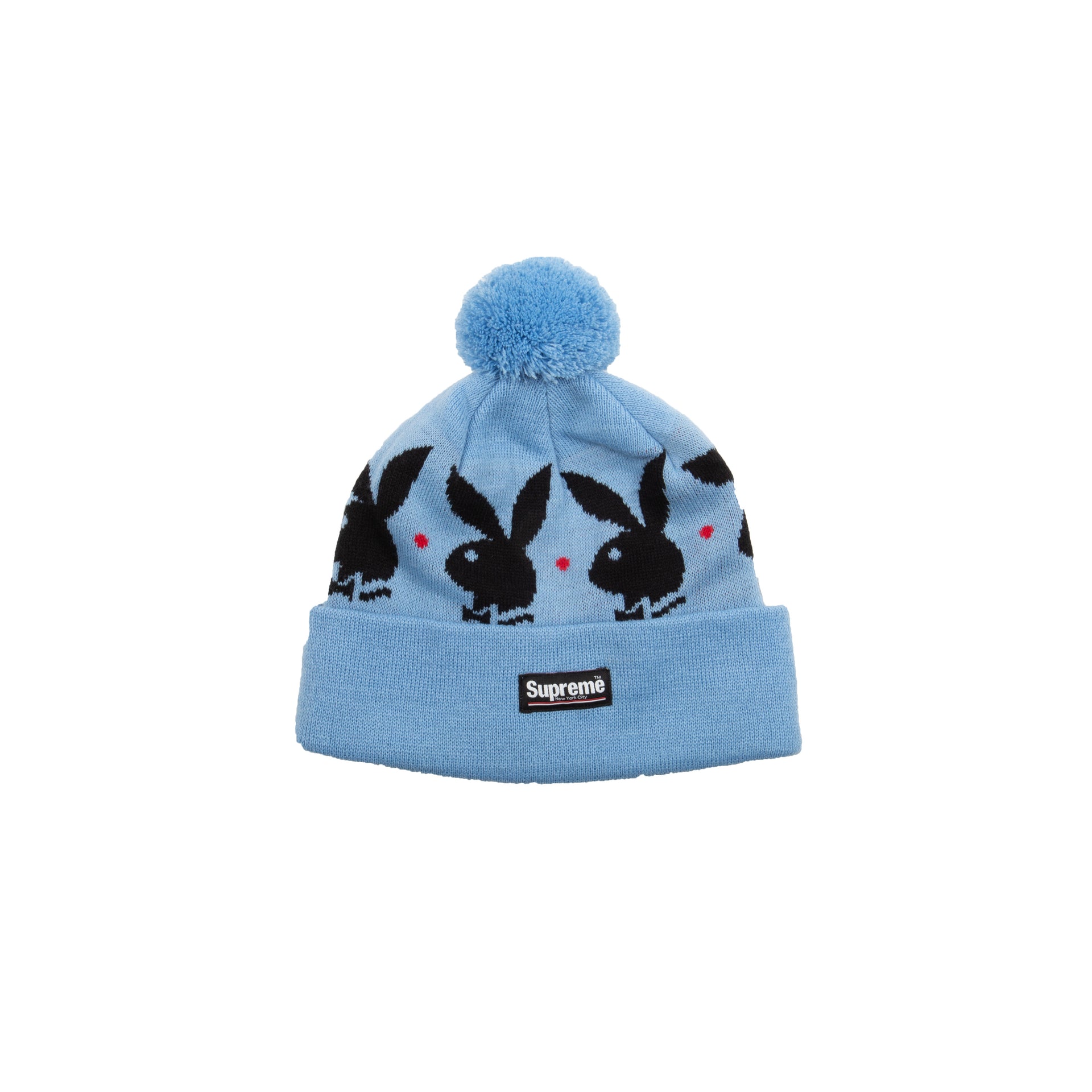 Supreme Light Blue Playboy Beanie