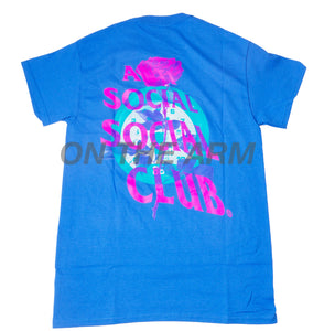 Anti Social Social Club Blue Out Of Time Tee