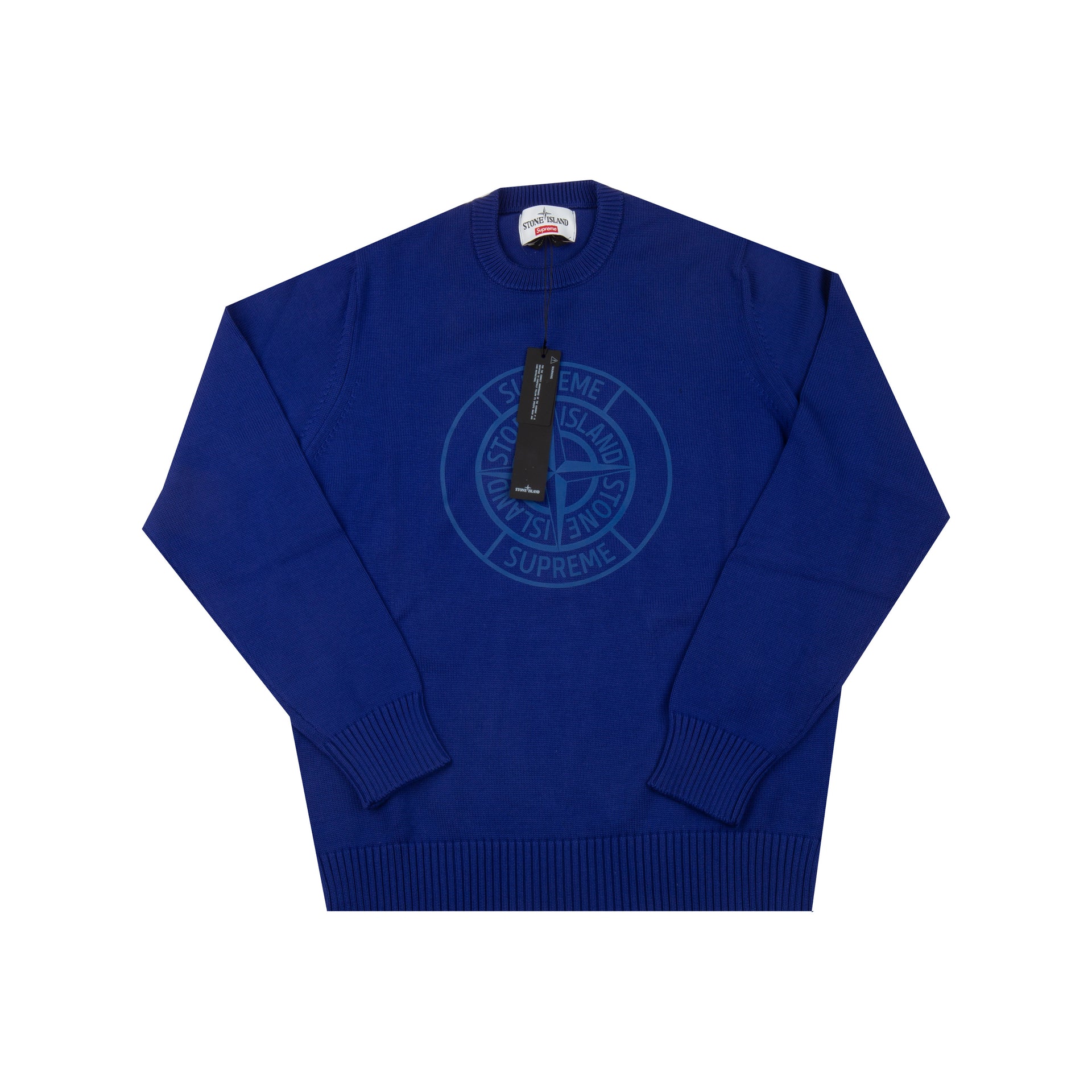 Supreme Blue Stone Island 3M Compass Knit