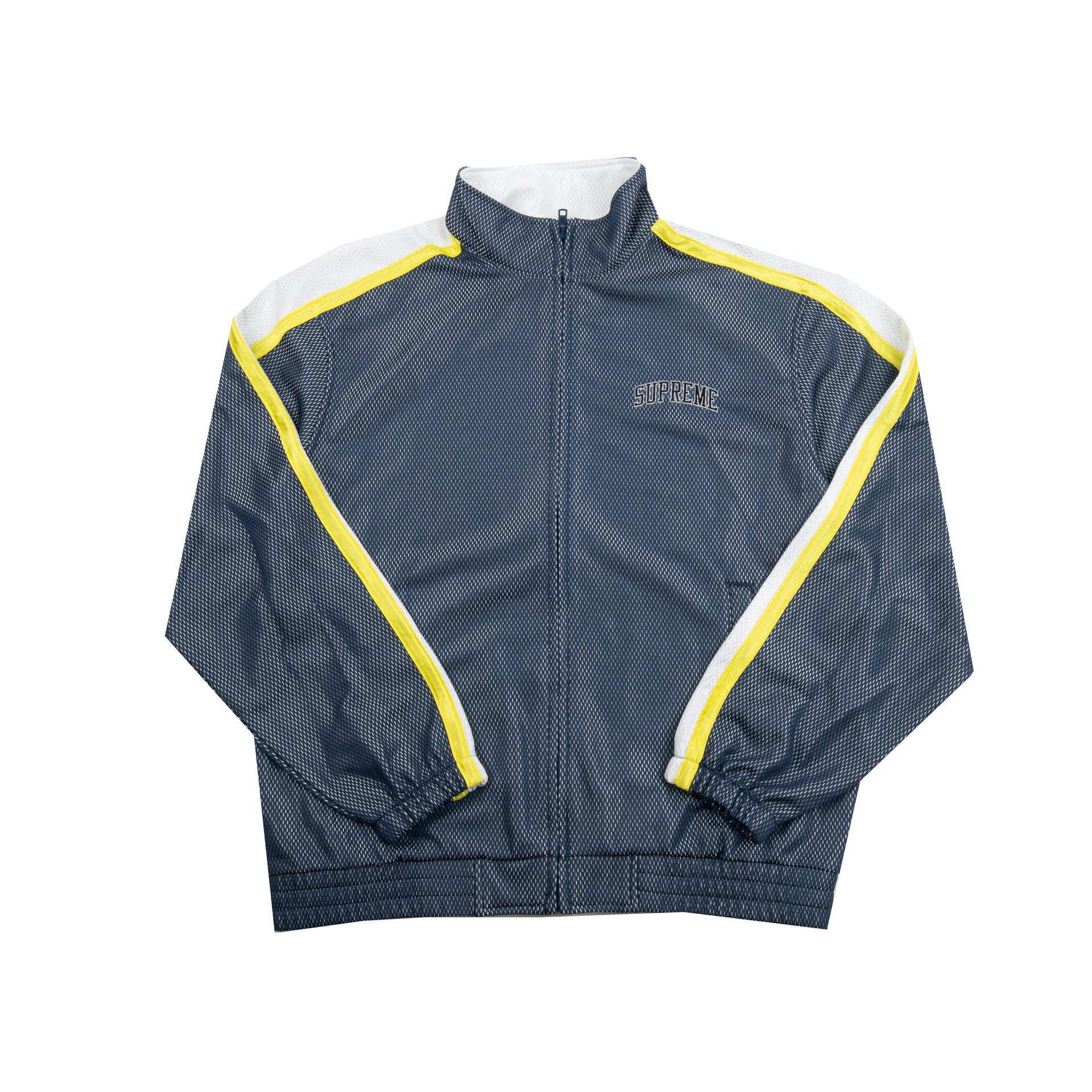 Supreme Navy Bonded Mesh Jacket