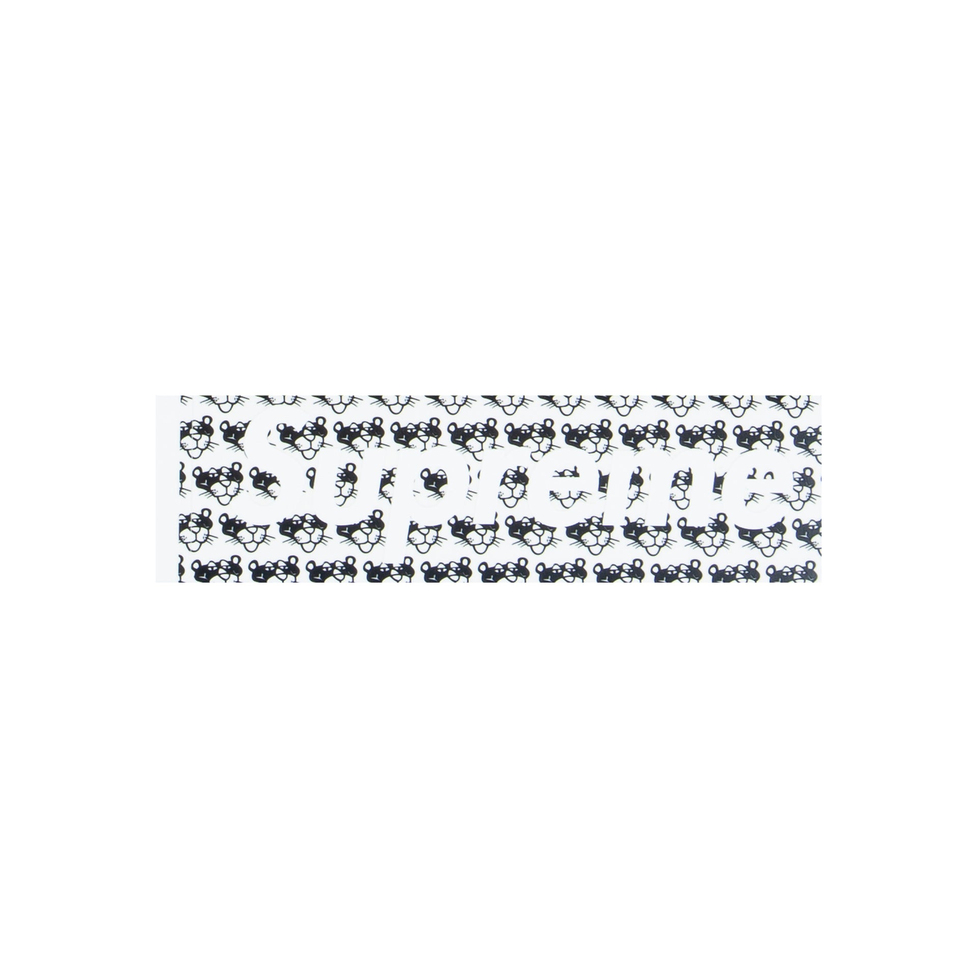 Supreme Black Pink Panther Box Logo Sticker