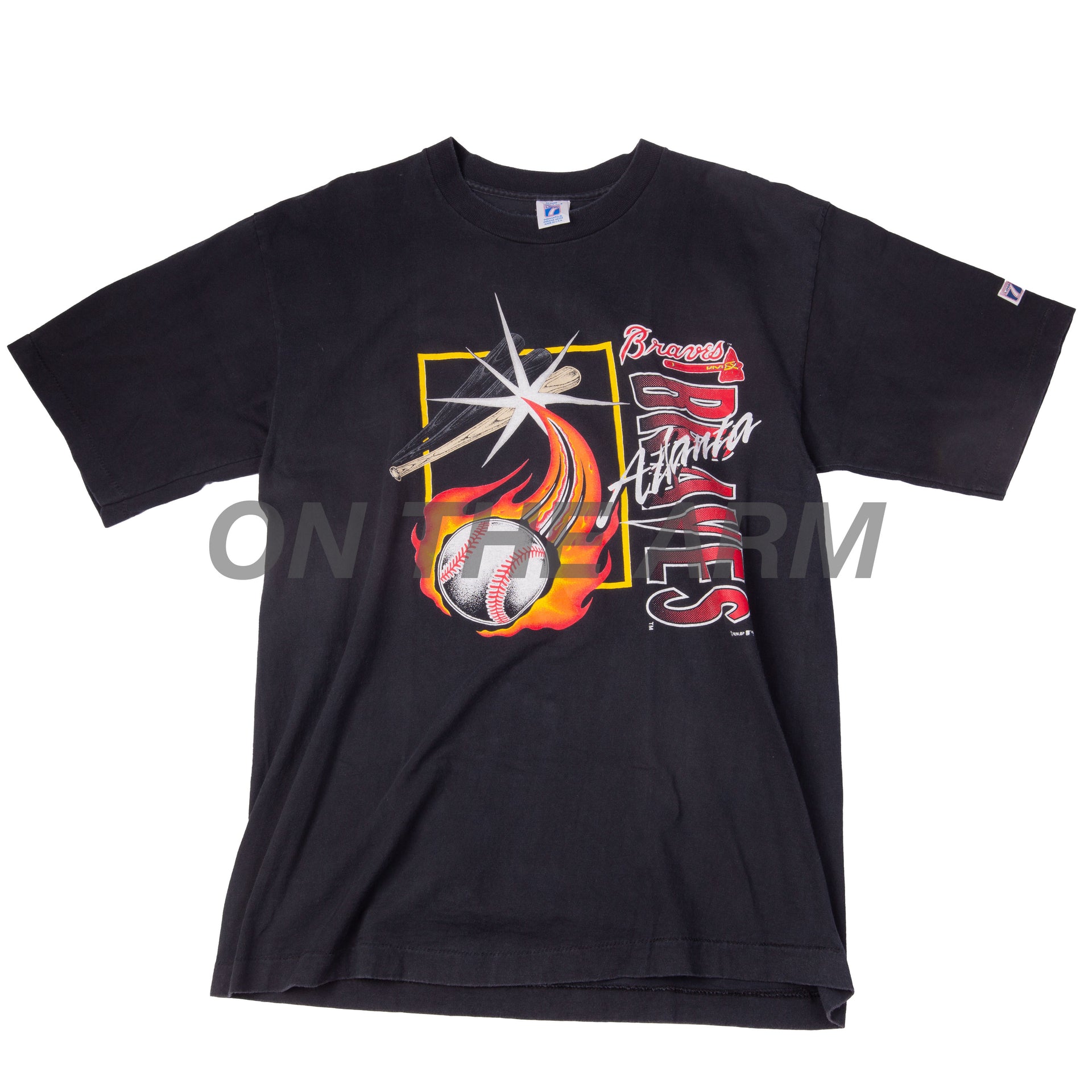Vintage Black Atlanta Braves Tee (1990's)