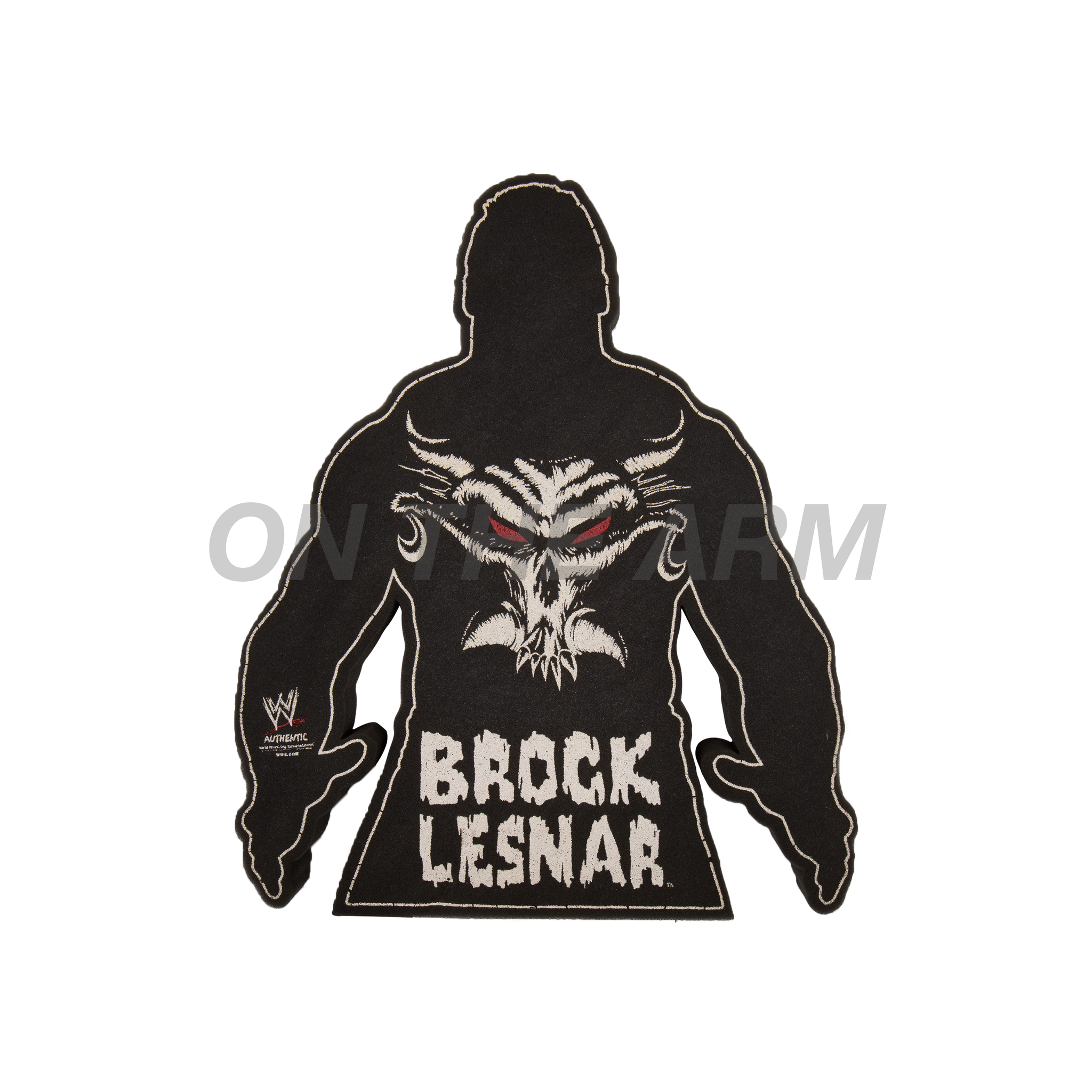 Vintage WWE Brock Lesnar Foam Sign