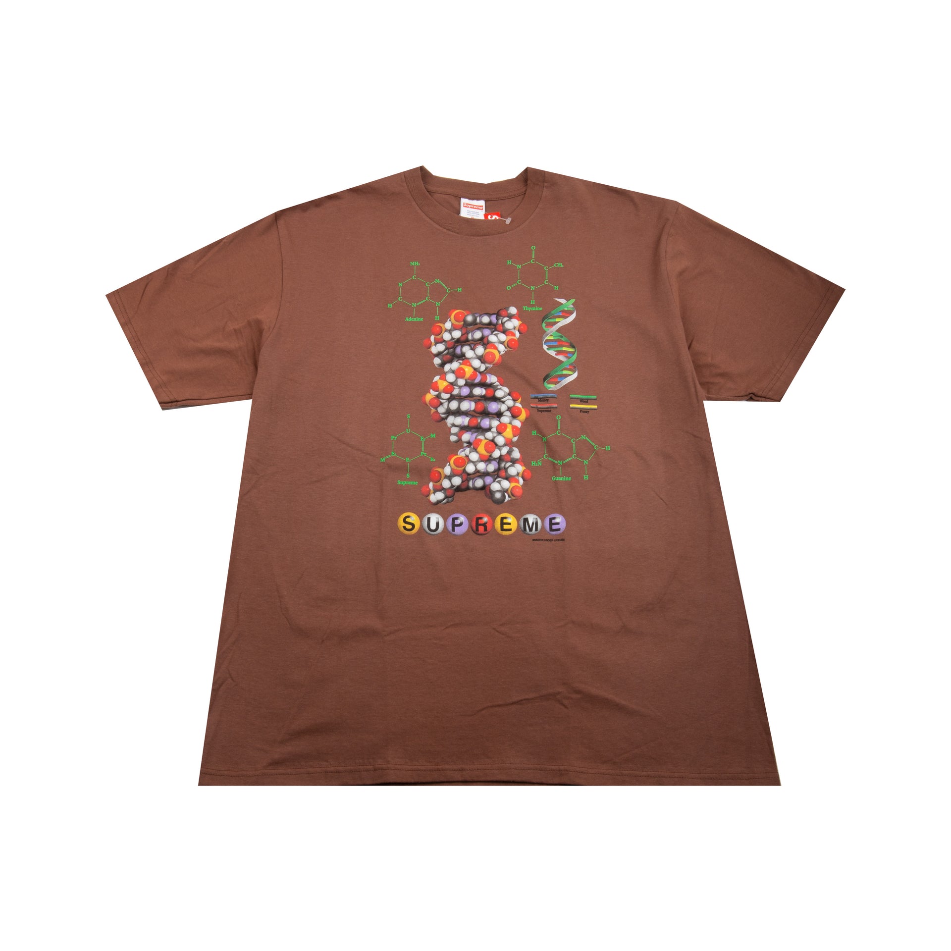 Supreme Brown DNA Tee