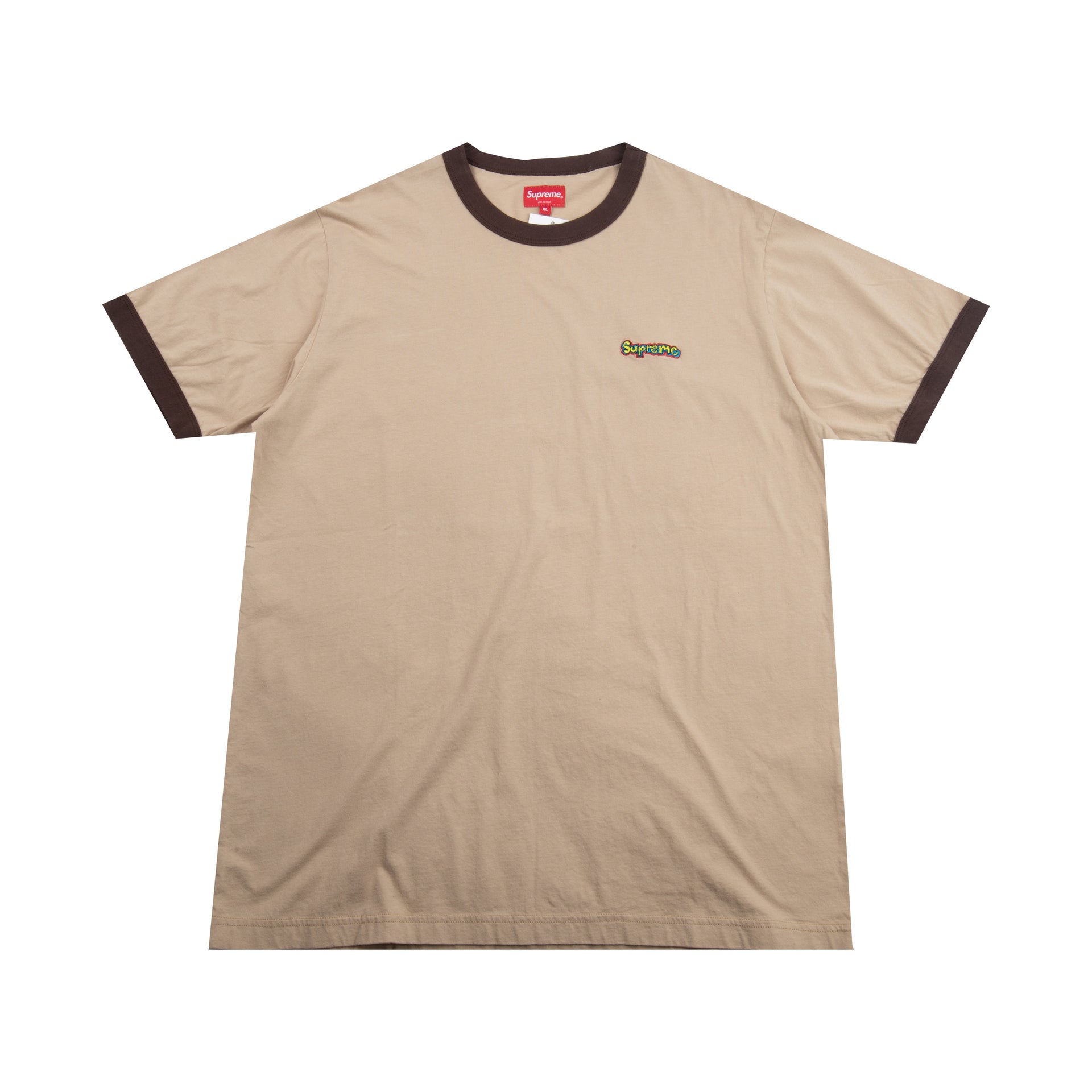 Supreme Tan Ringer Tee