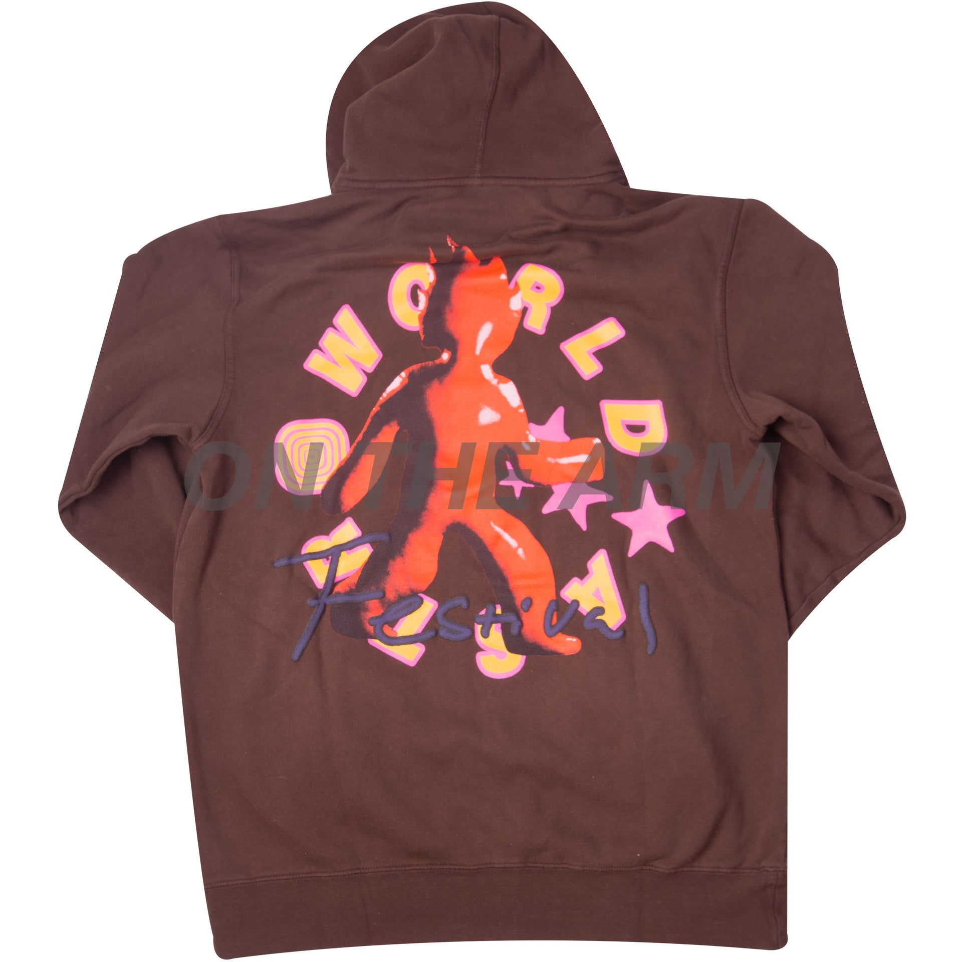 Travis Scott Brown Flame Guy Hoodie