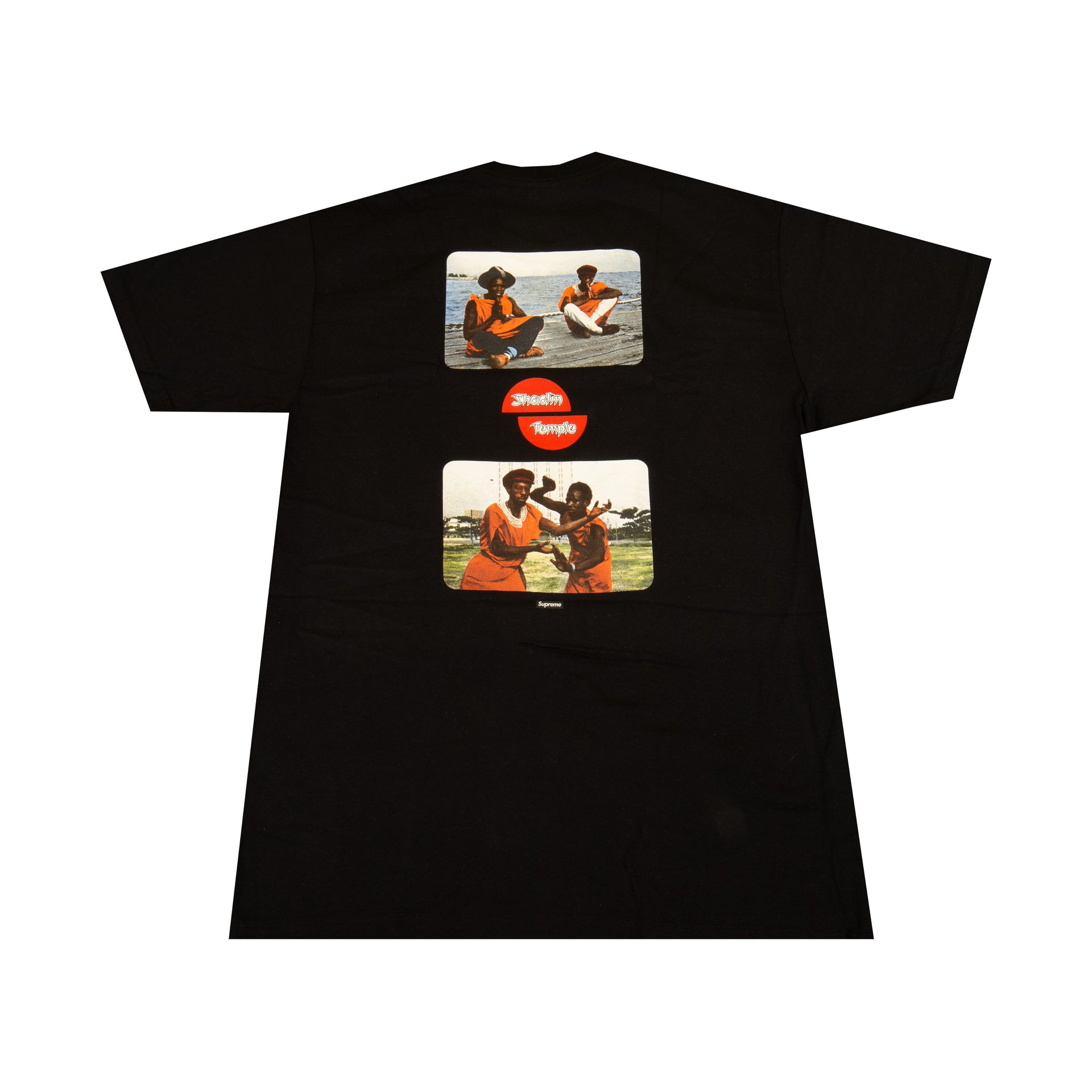 Supreme Black Barrington Levy Shaolin Tee