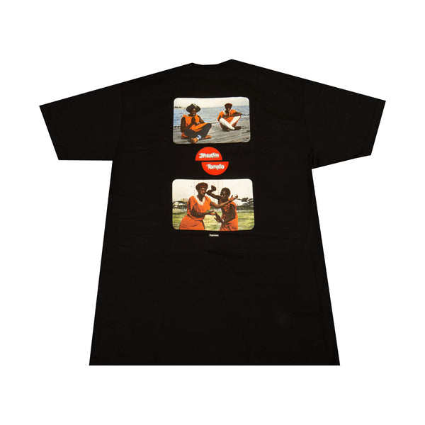 Supreme Black Barrington Levy Shaolin Tee