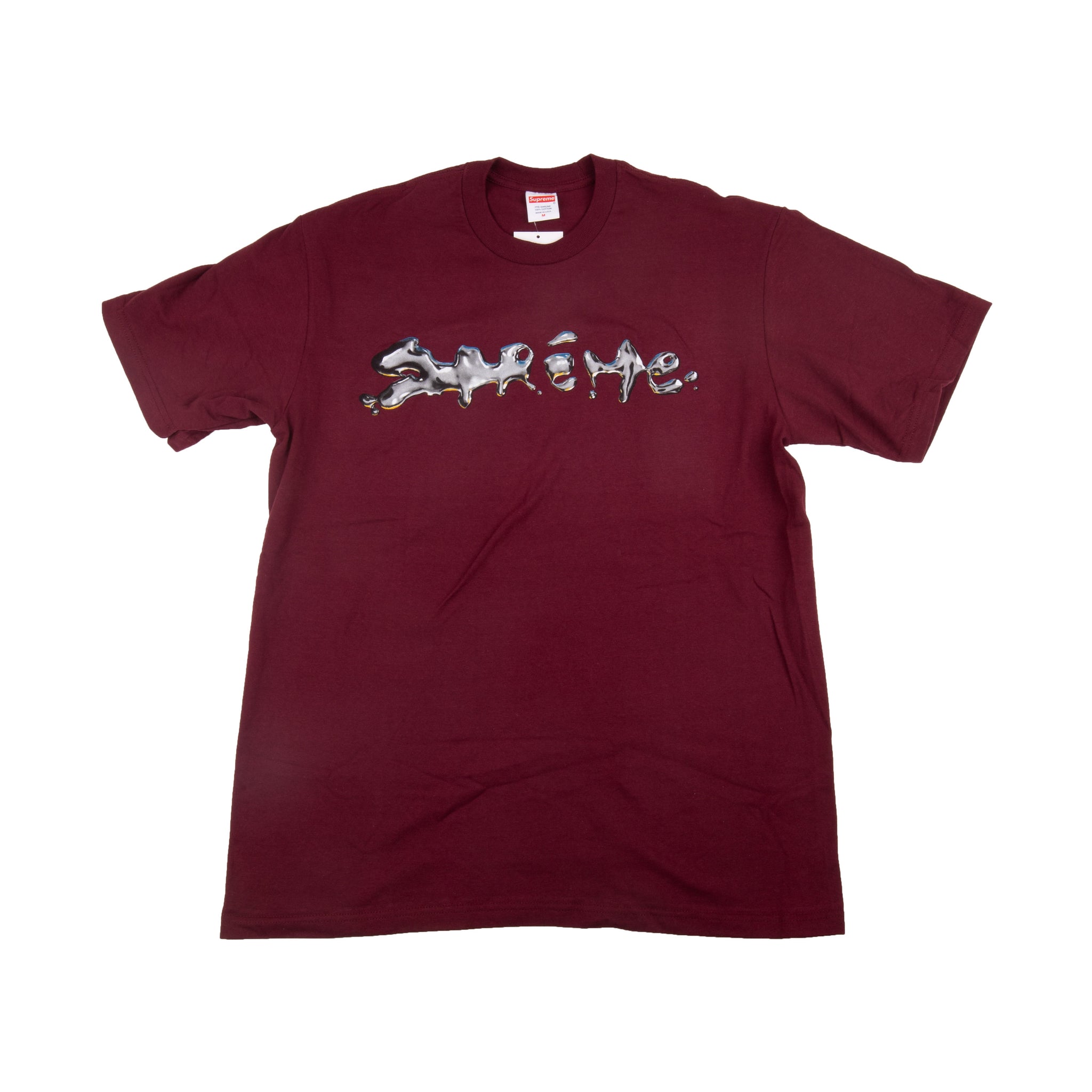 Supreme Burgundy Liquid Tee