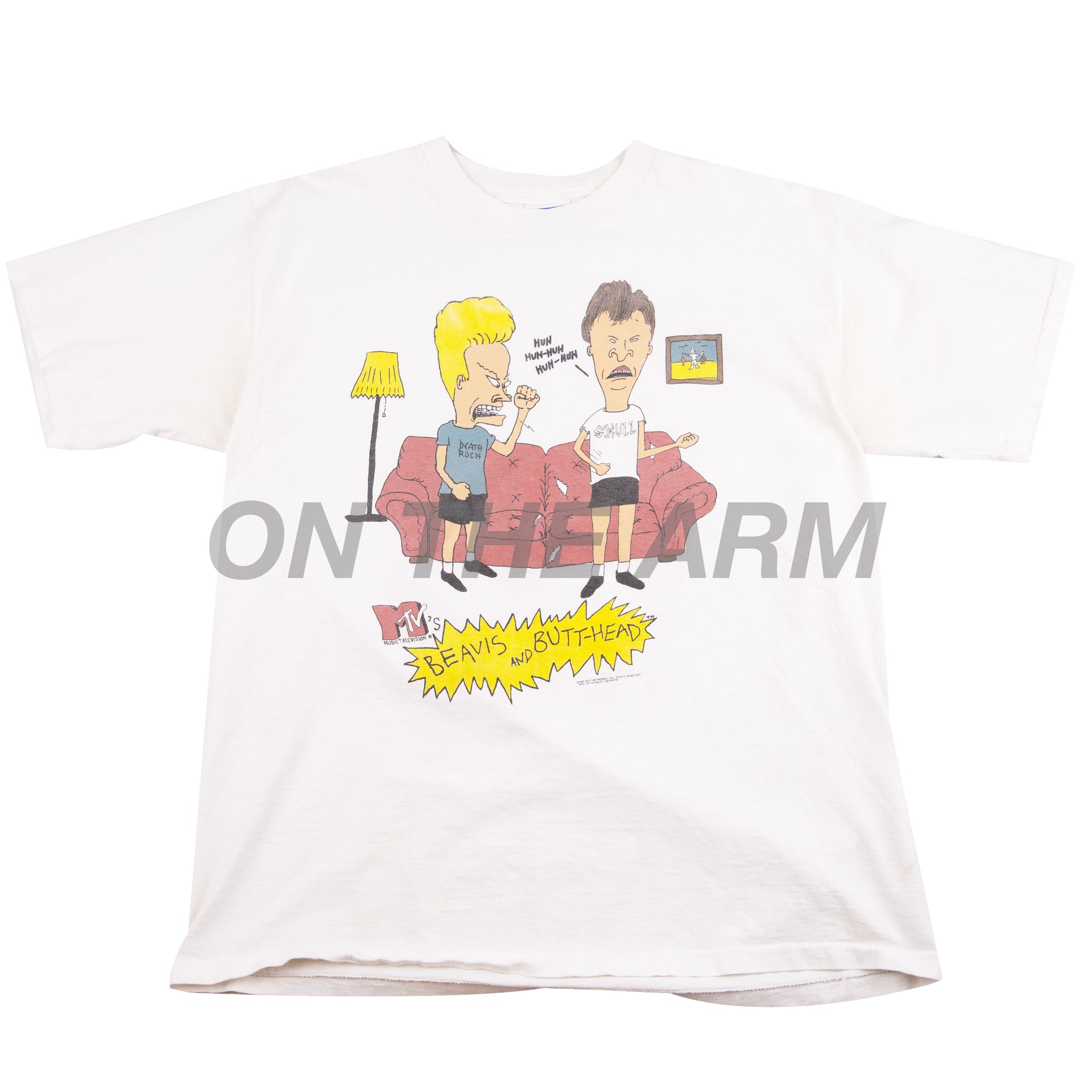 Vintage White MTV Beavis & Butthead Tee (1993)