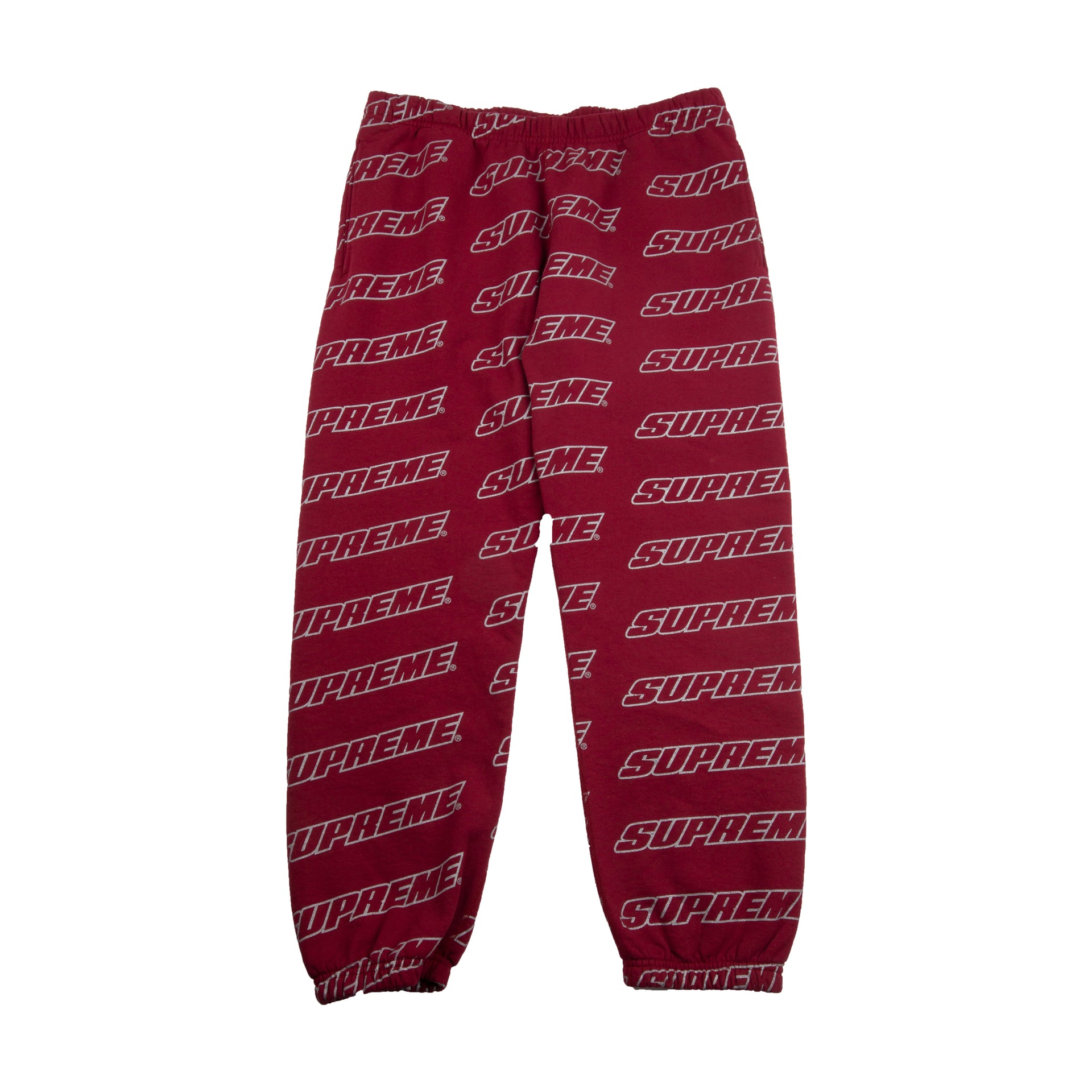 Supreme Cardinal Repeat Sweats