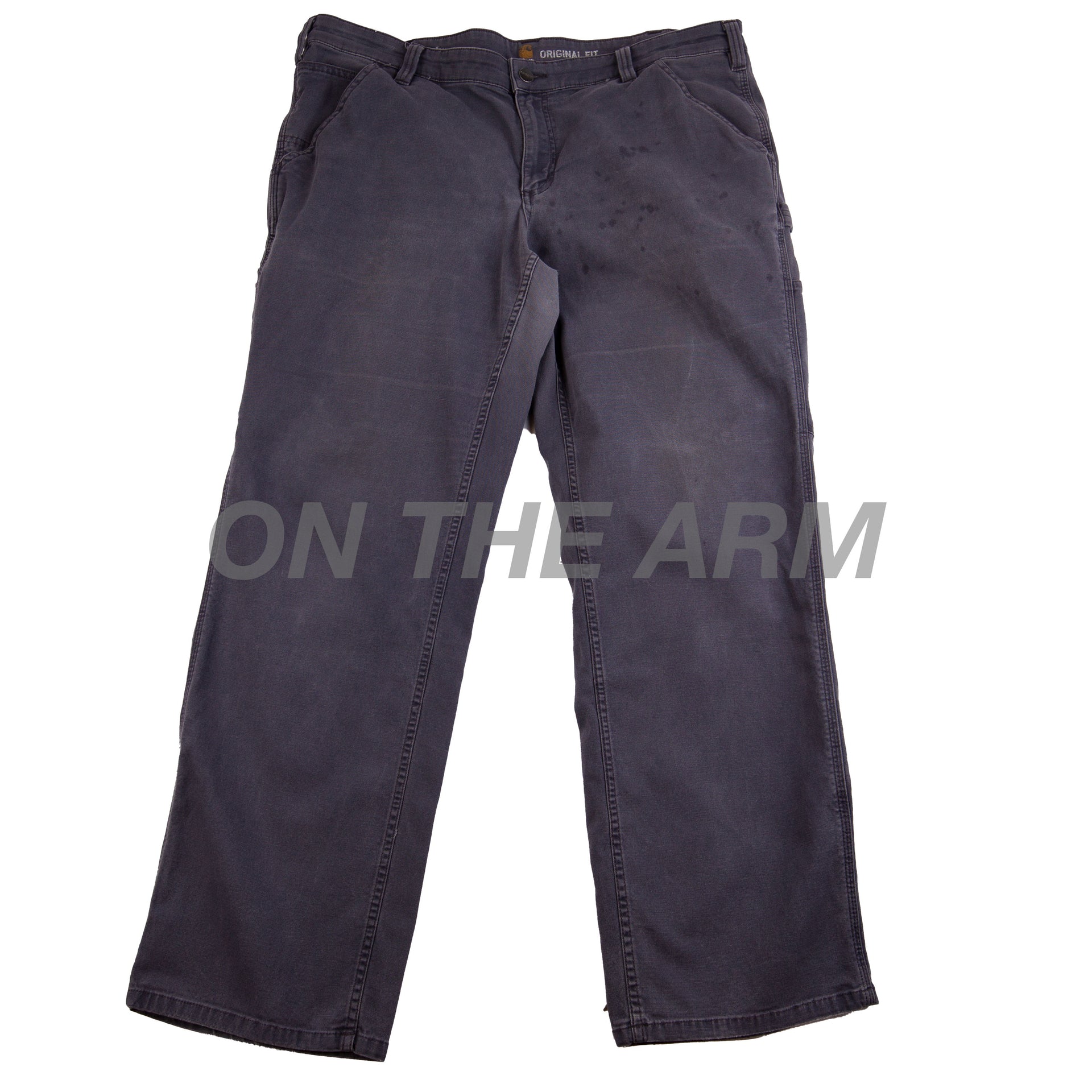 Carhartt Washed Navy Original Fit Pants PRE-OWNED