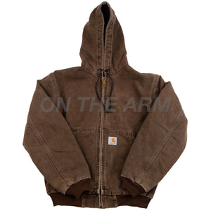 Vintage Brown Carhartt Hooded Jacket