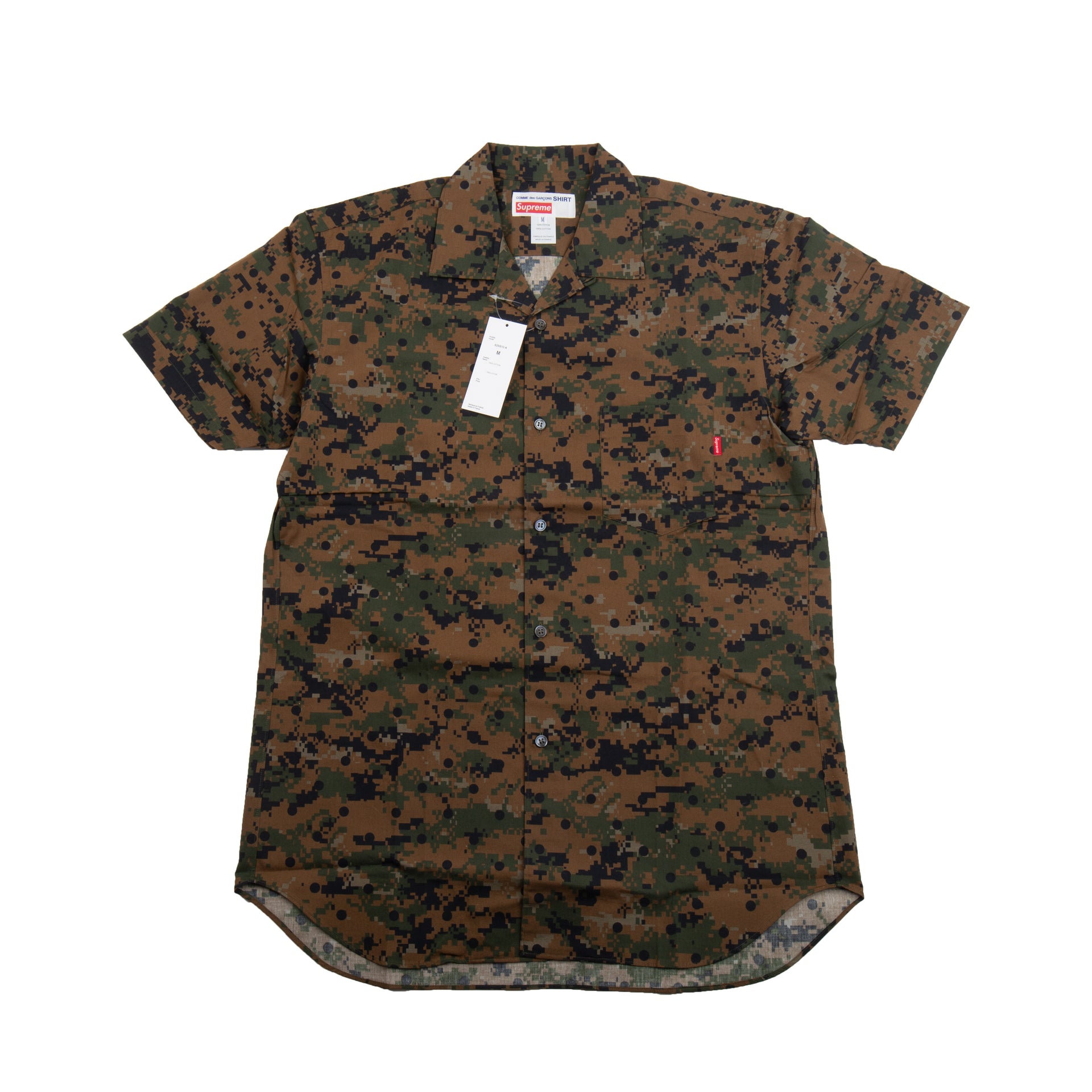 Supreme Green CDG Button Up