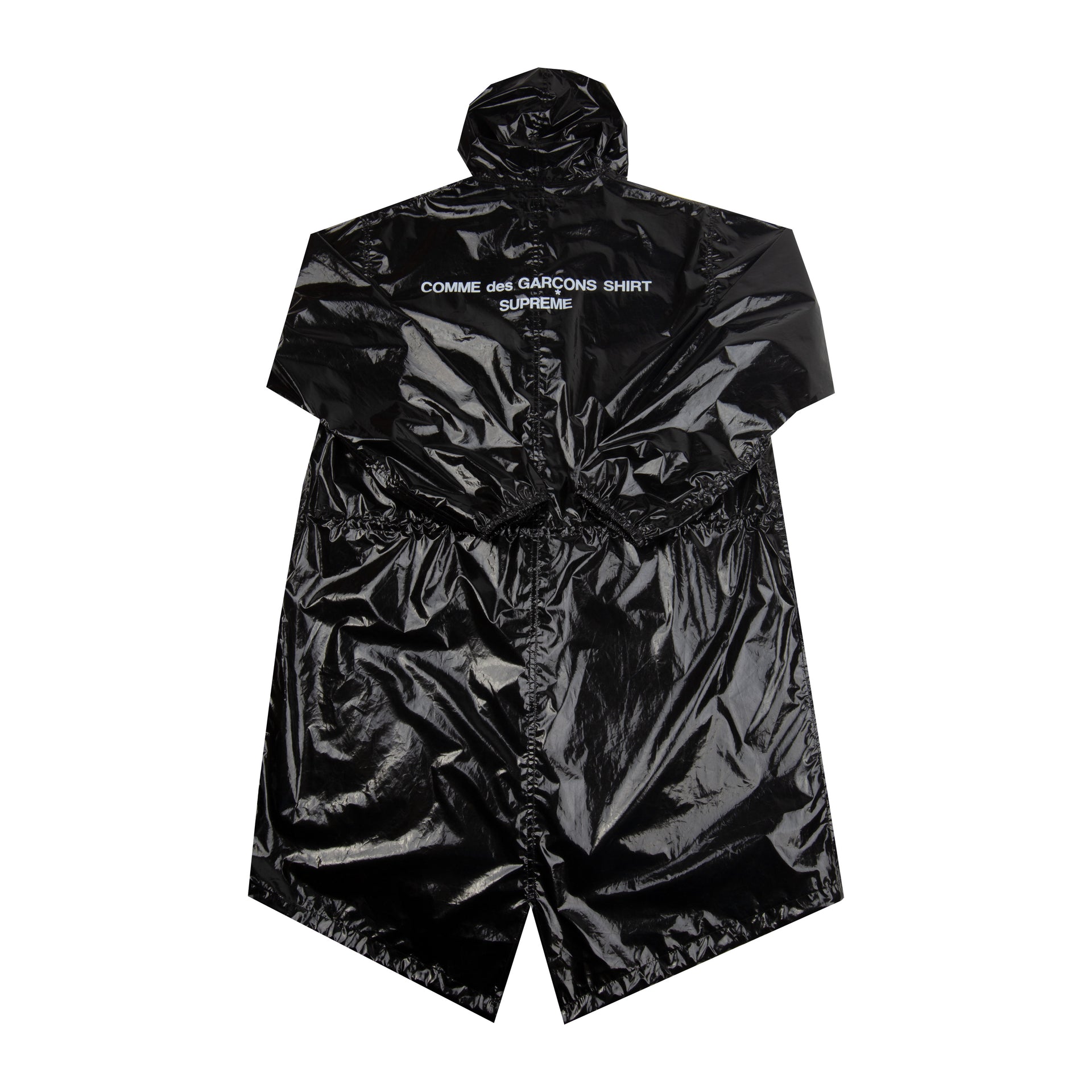 Supreme Black CDG Fishtail Parka