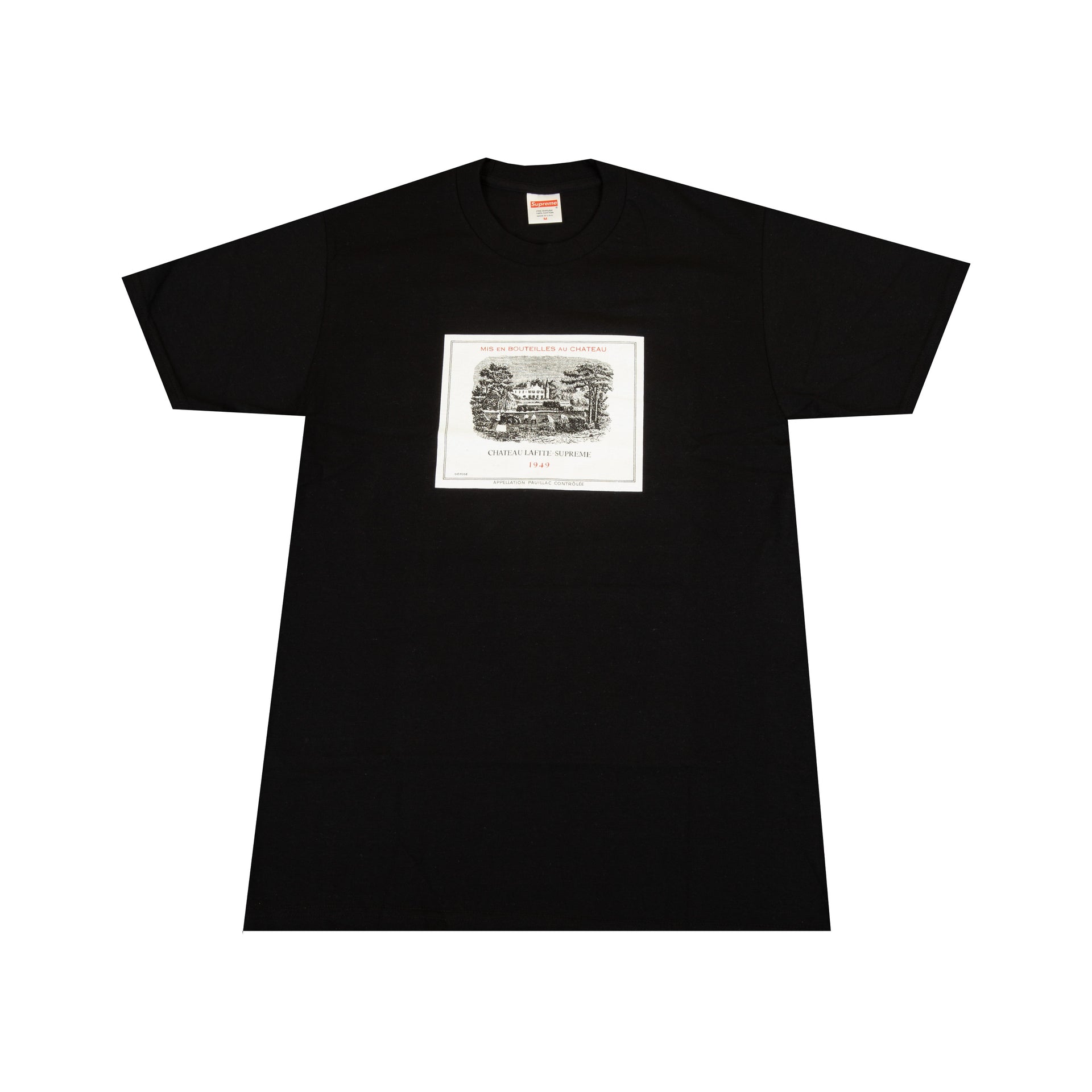 Supreme Black Chateau Tee