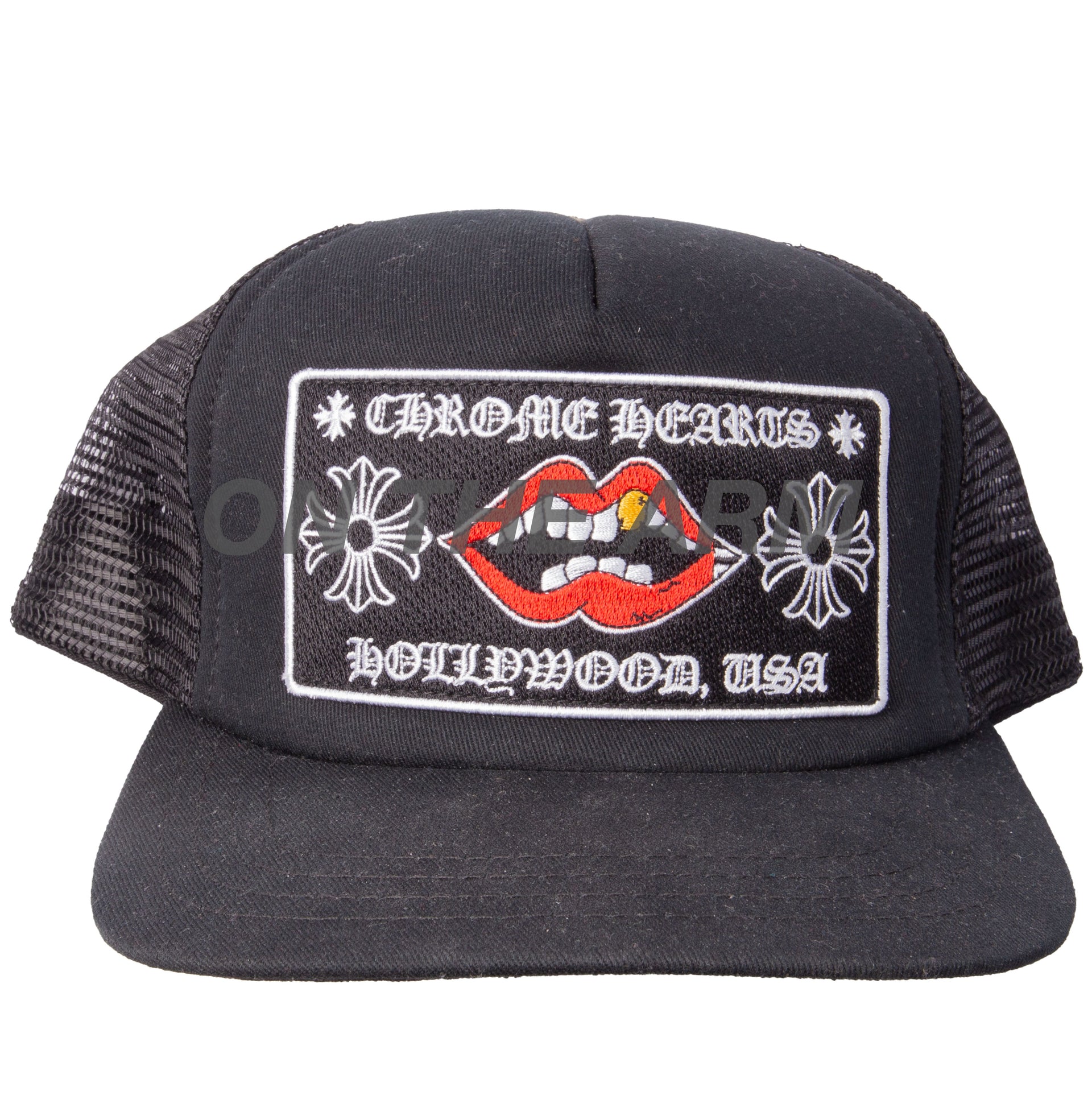 Chrome Hearts Black Matty Boy Chomper Trucker Hat