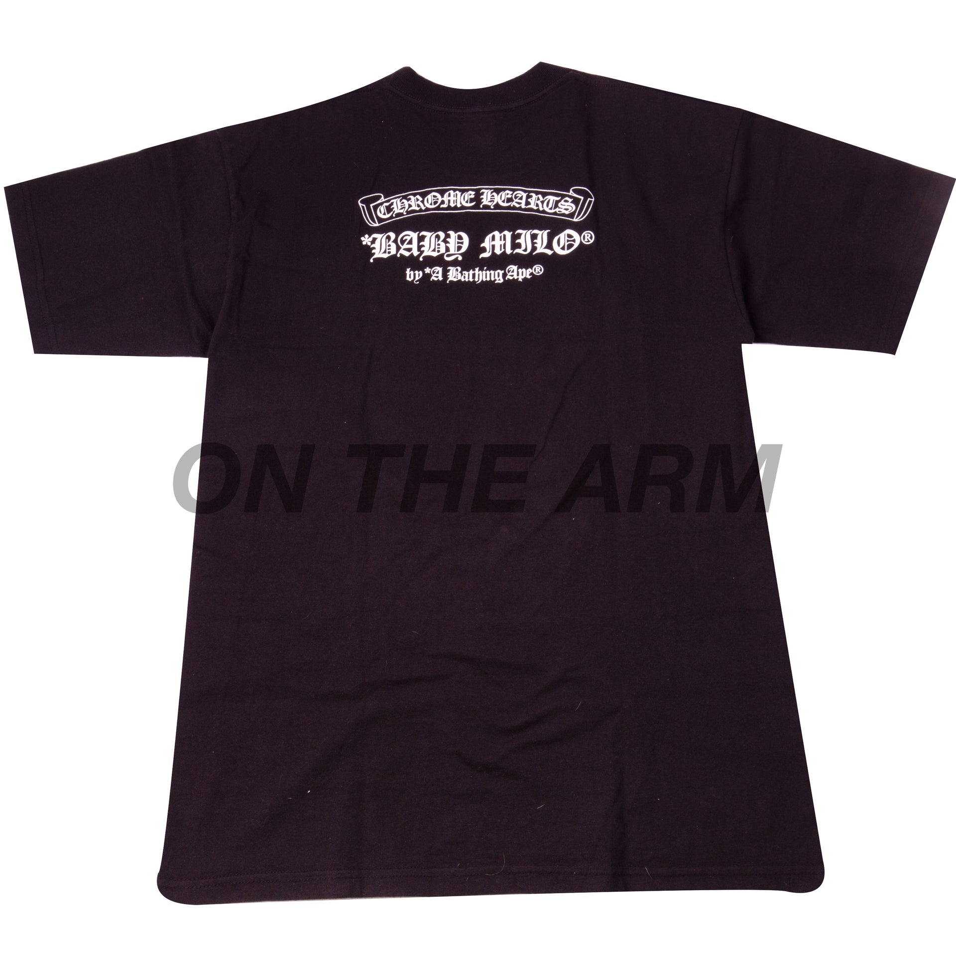 Bape Black Chrome Hearts Baby Milo Tee USED