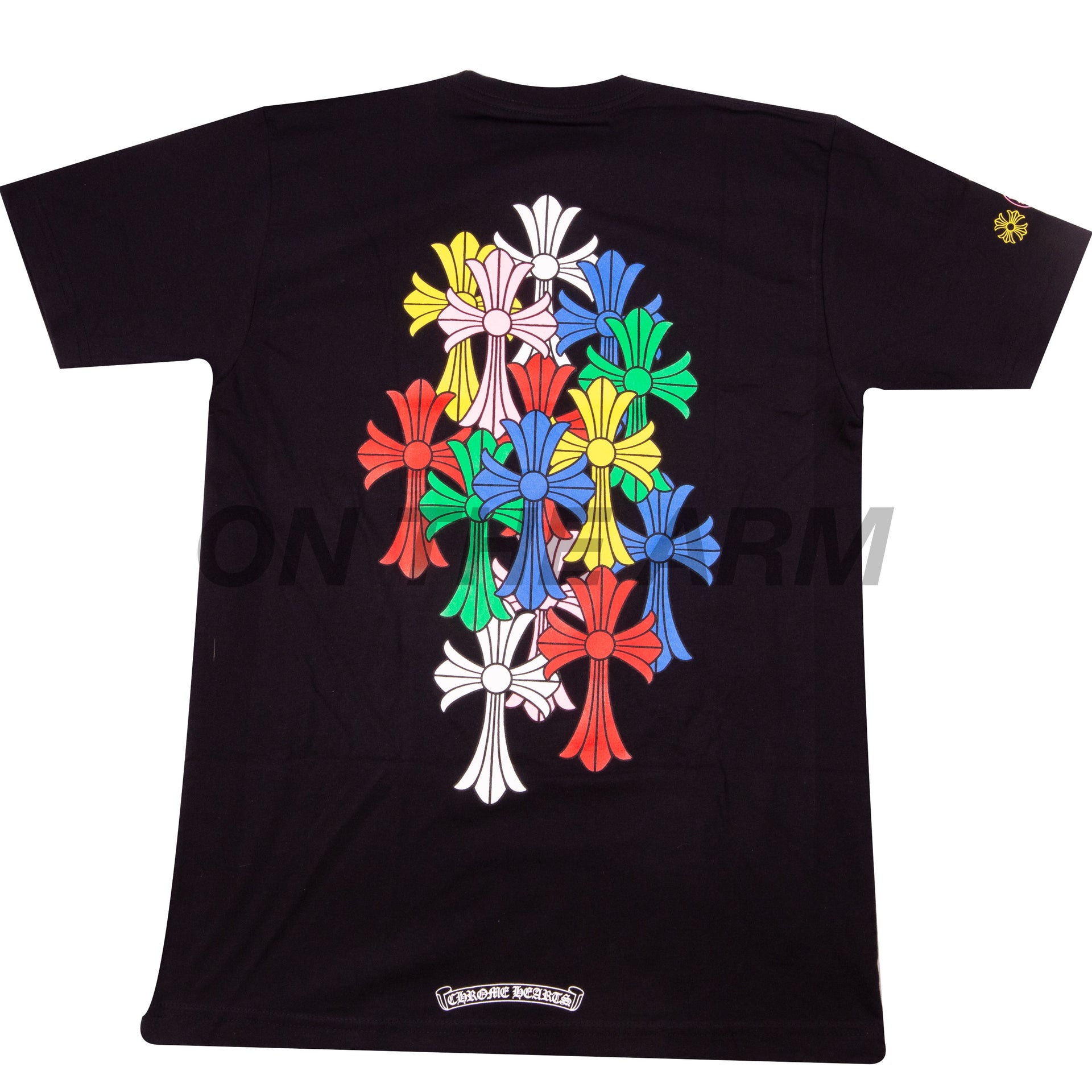 Chrome Hearts Black Multi Cross Pocket Tee