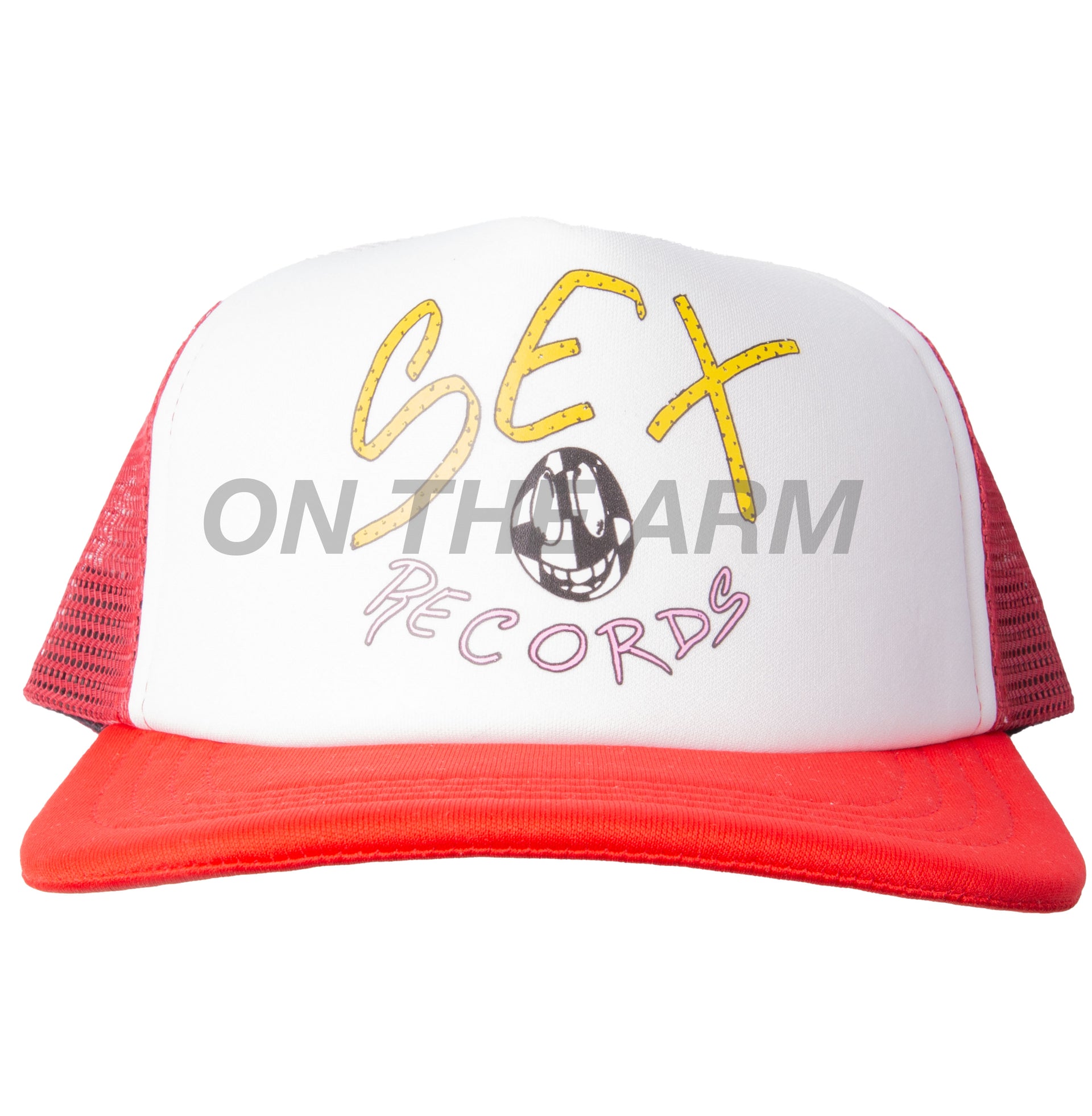 Chrome Hearts Red Matty Boy Trucker Hat