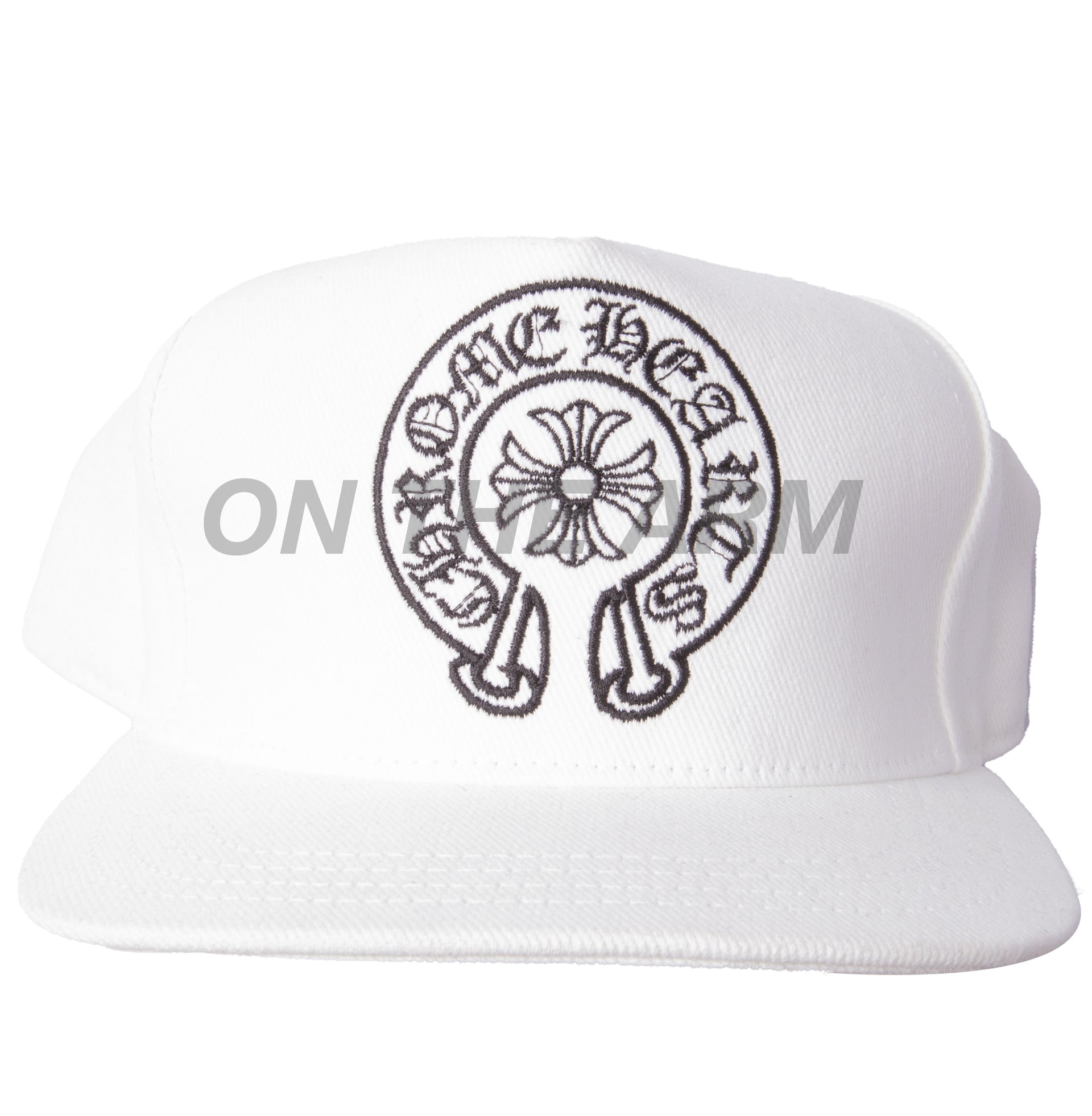 Chrome Hearts White Snapback