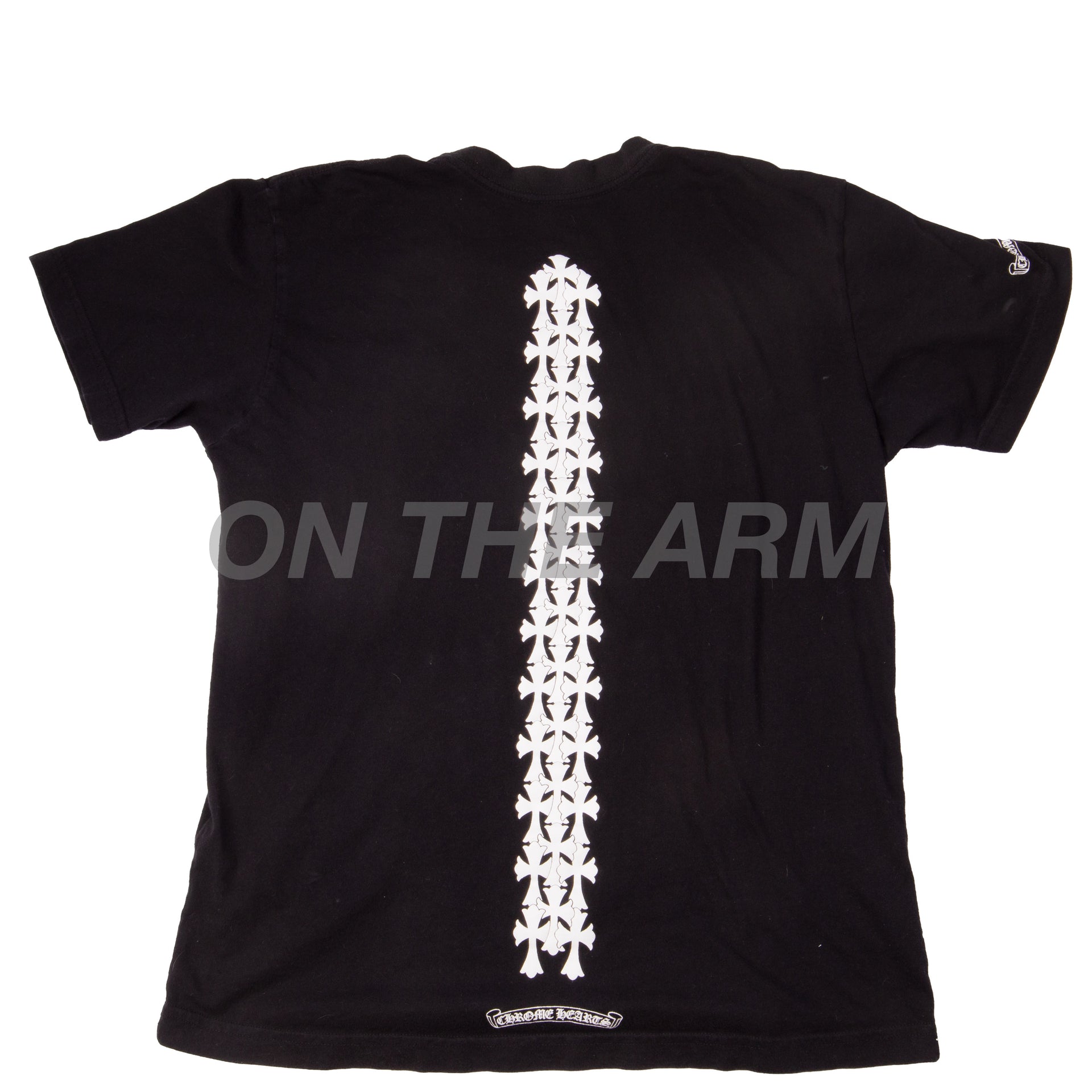 Chrome Hearts Black Back Cross Tee USED