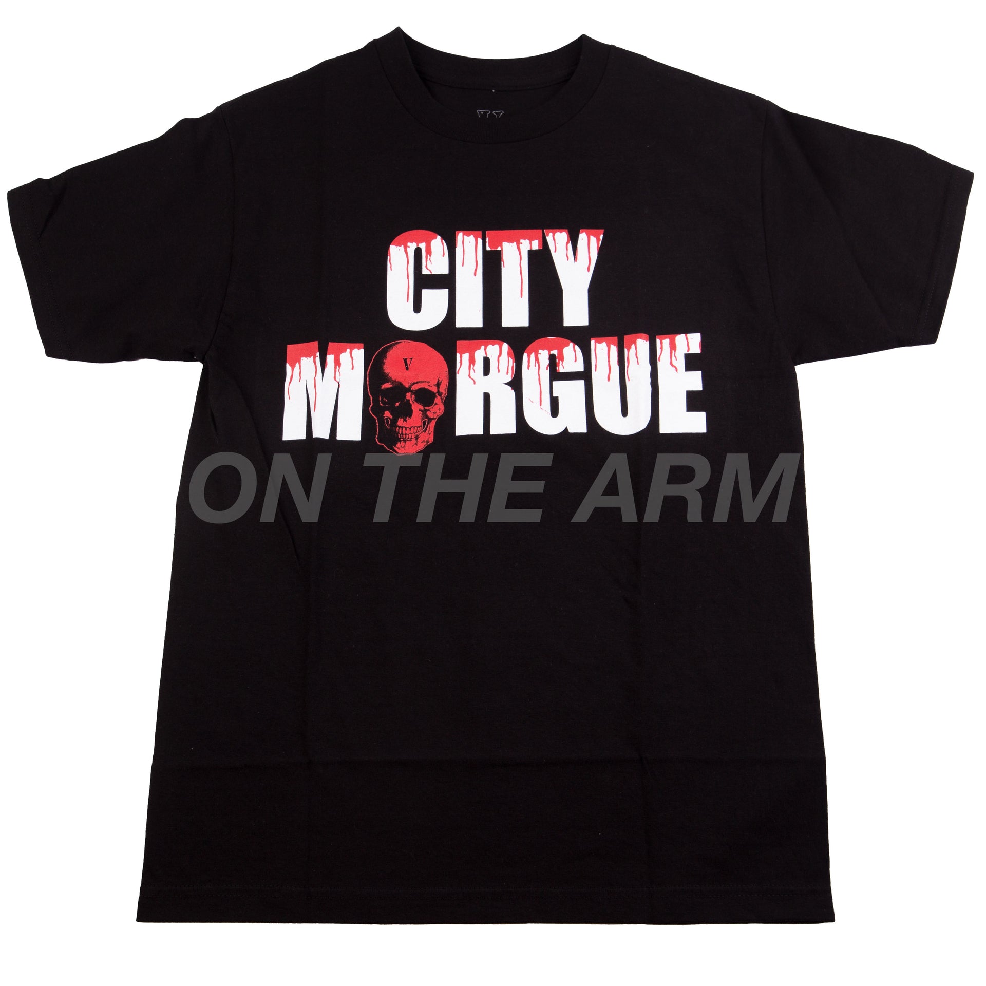 VLONE Black City Morgue Drip Tee