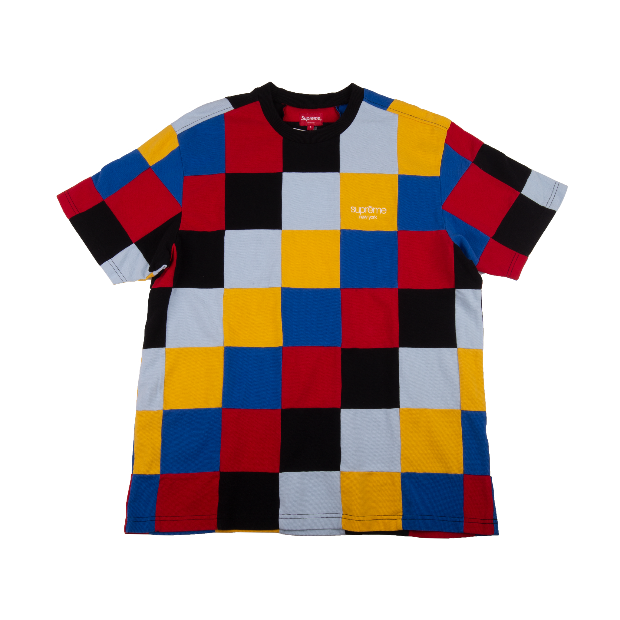 Supreme Red Patchwork Pique Tee