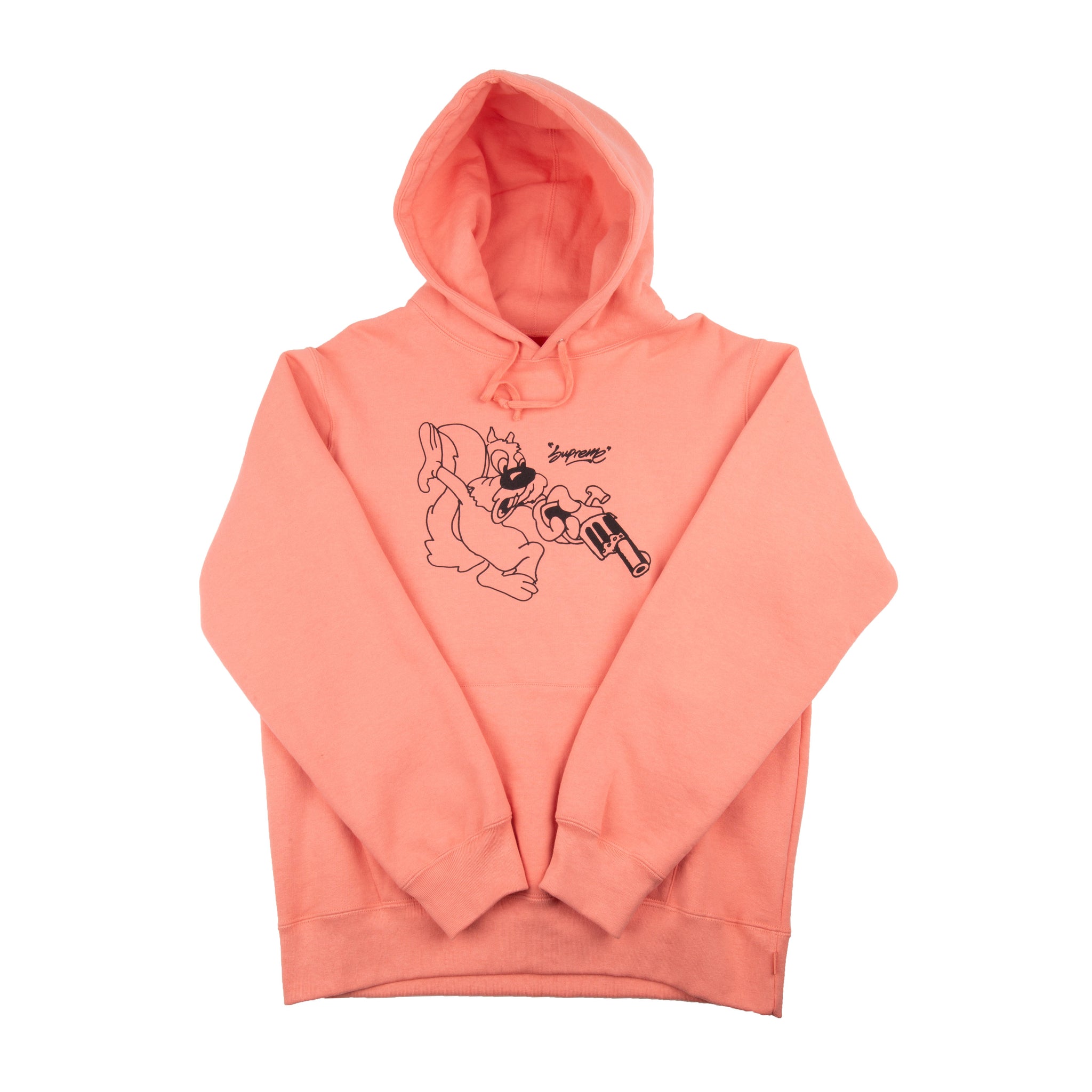 supreme coral hoodie