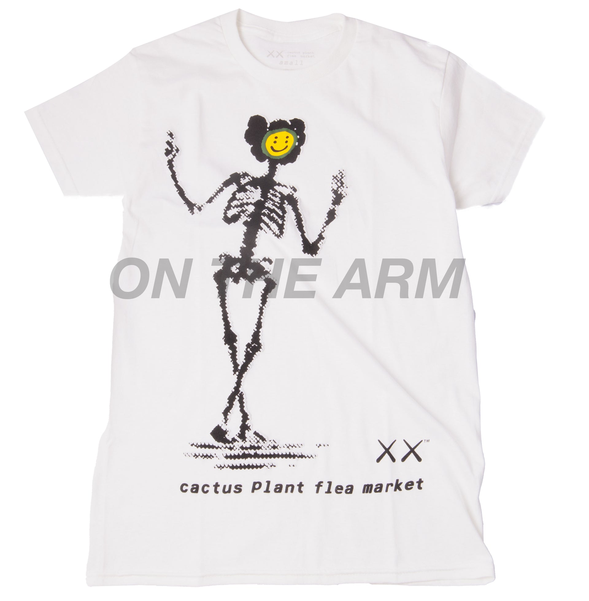 Cactus Plant Flea Market White Kaws Tee
