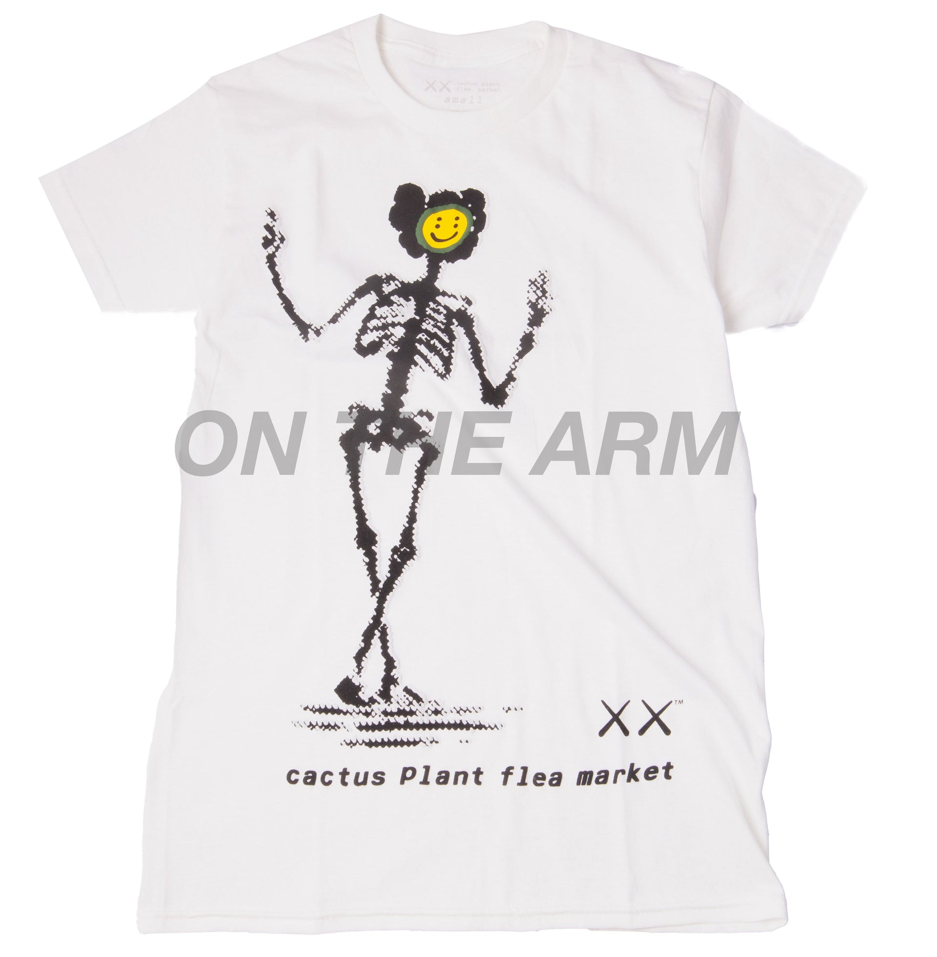 Cactus Plant Flea Market White Kaws Tee