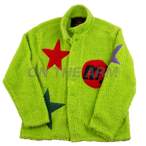 Cactus Plant Flea Market Green Marc Jacobs Tattoo Fleece Jacket 