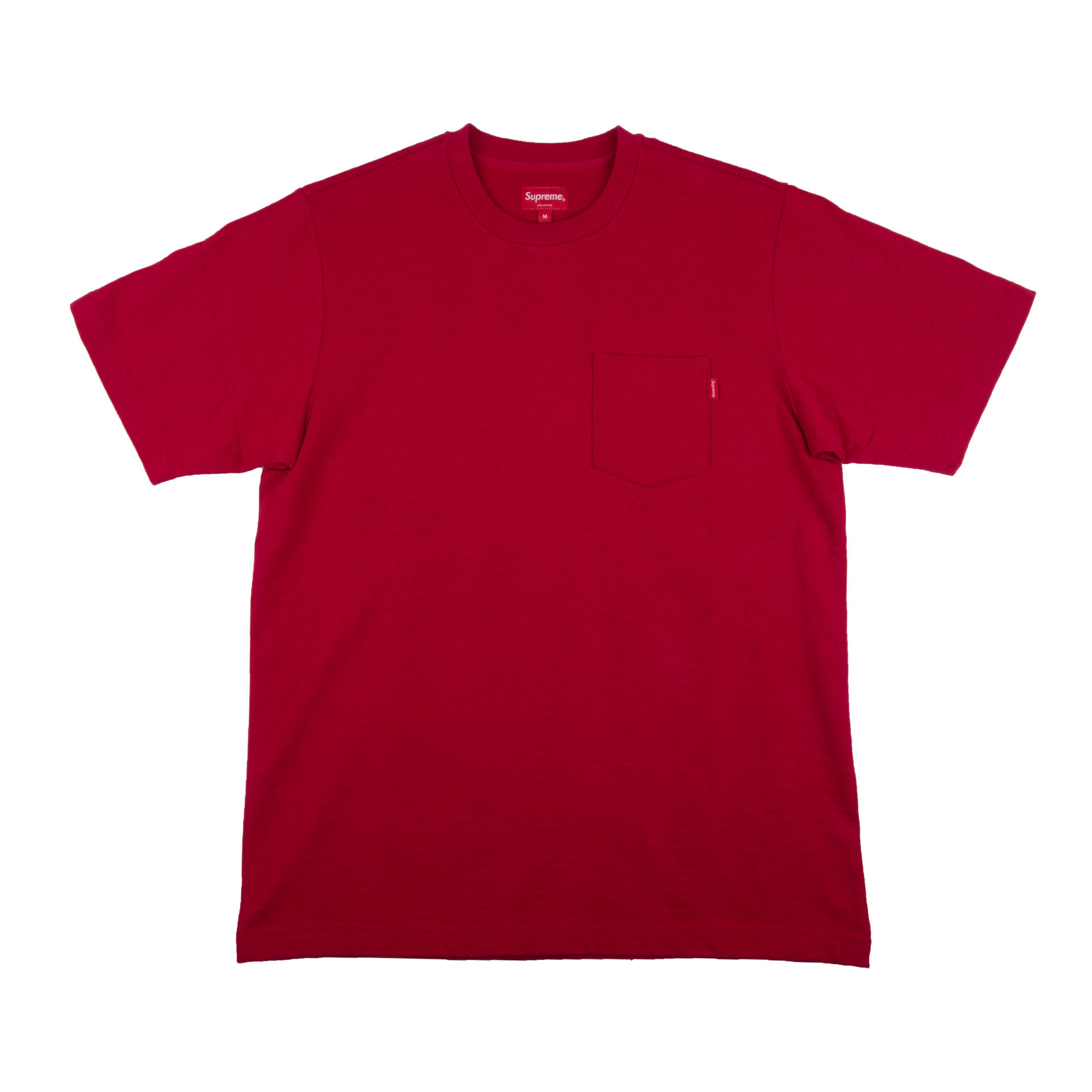 Supreme Cranberry Pocket Tee